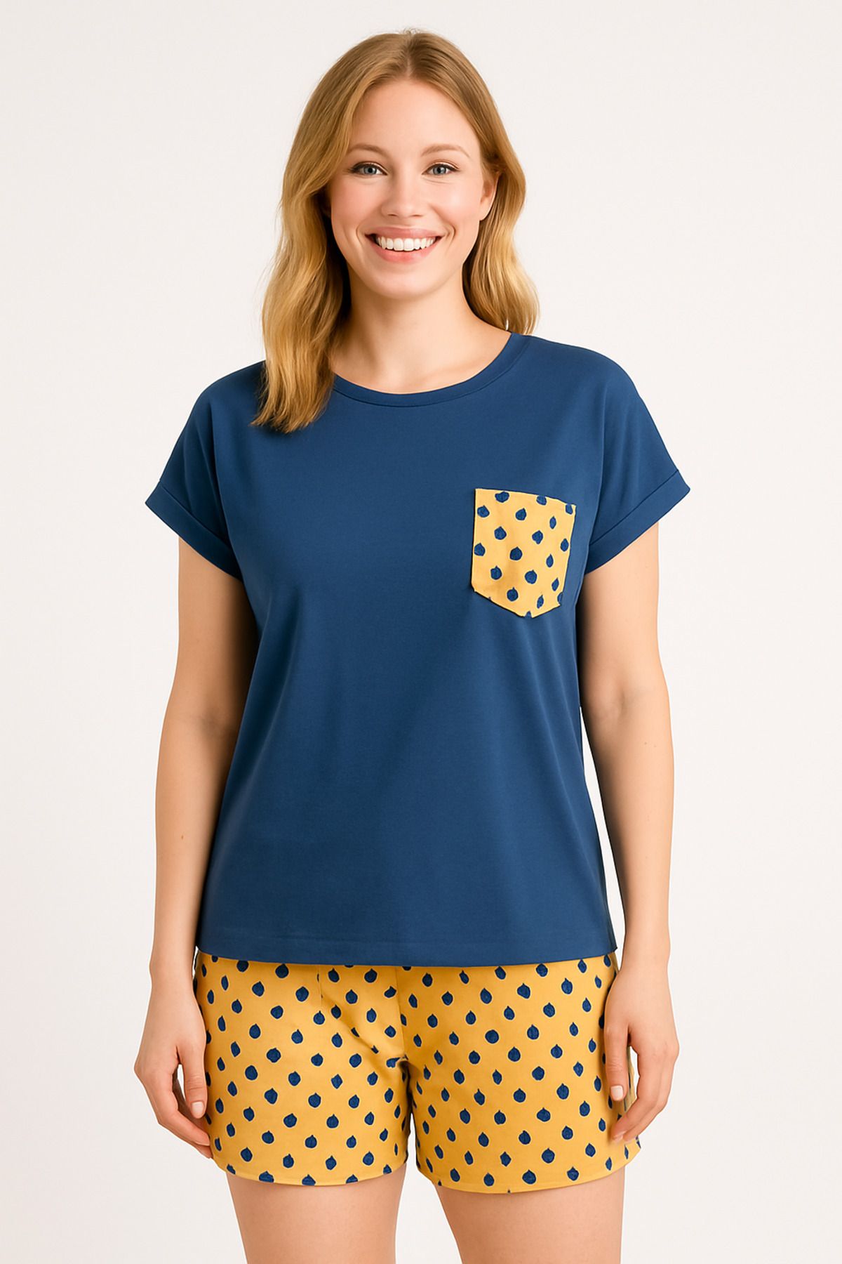 İpek Tekstil %100 Pamuk Kadın Penye Pijama