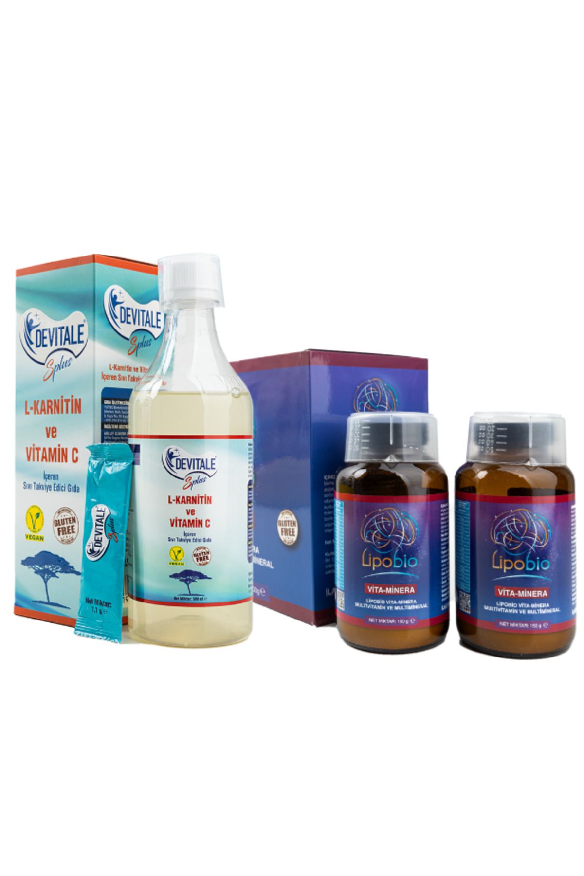 DEVİTALE Devitale Splus 500 ml + Lipobio Vita-Minera