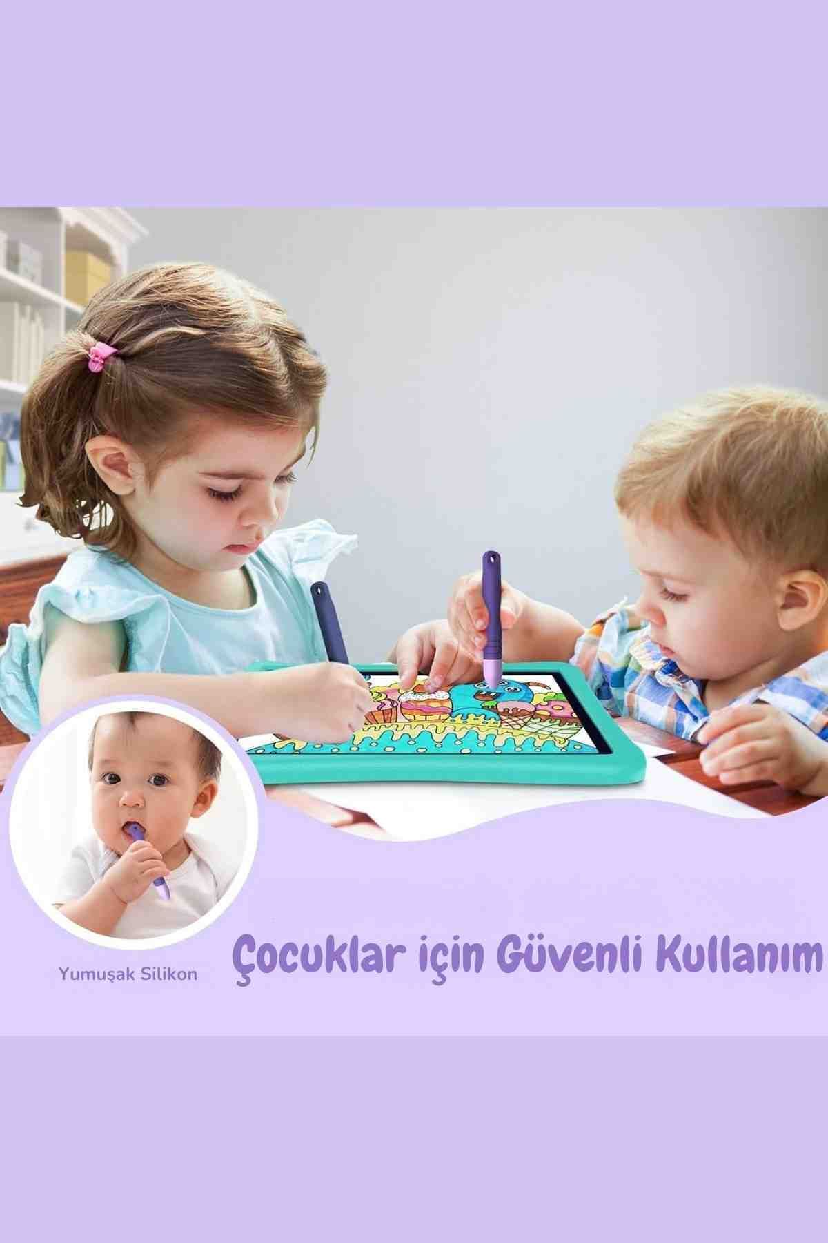 Fuchsia-Universal Child Friendly Soft Screen Stylus Compatible with All Capacitive Touch Screens 2
