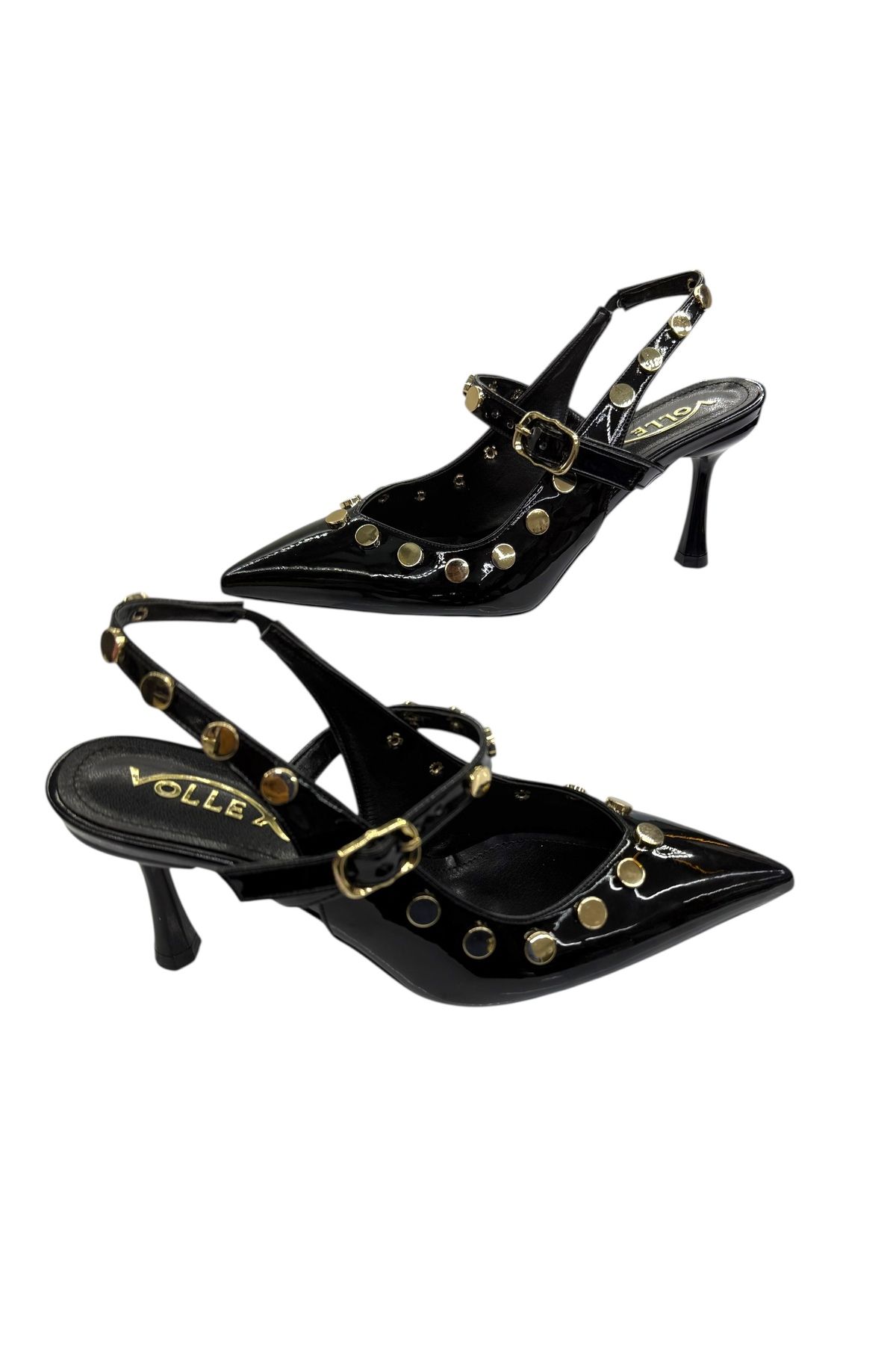 Shoes Rugan İnce Topuklu Taşlı Ayakkabı