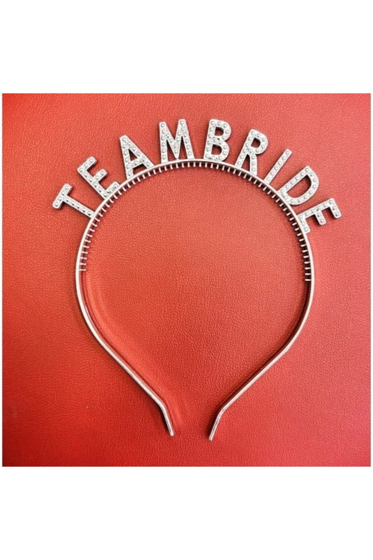 Modafiks Gümüş Renk Team Bride – Gelin ve Nedime Tacı