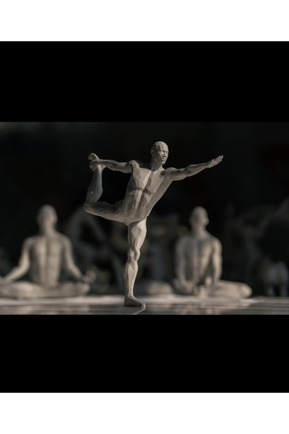 KARAHASANOĞLU MAKİNE Yoga Meditasyon İskandinav Biblo Dekorasyon