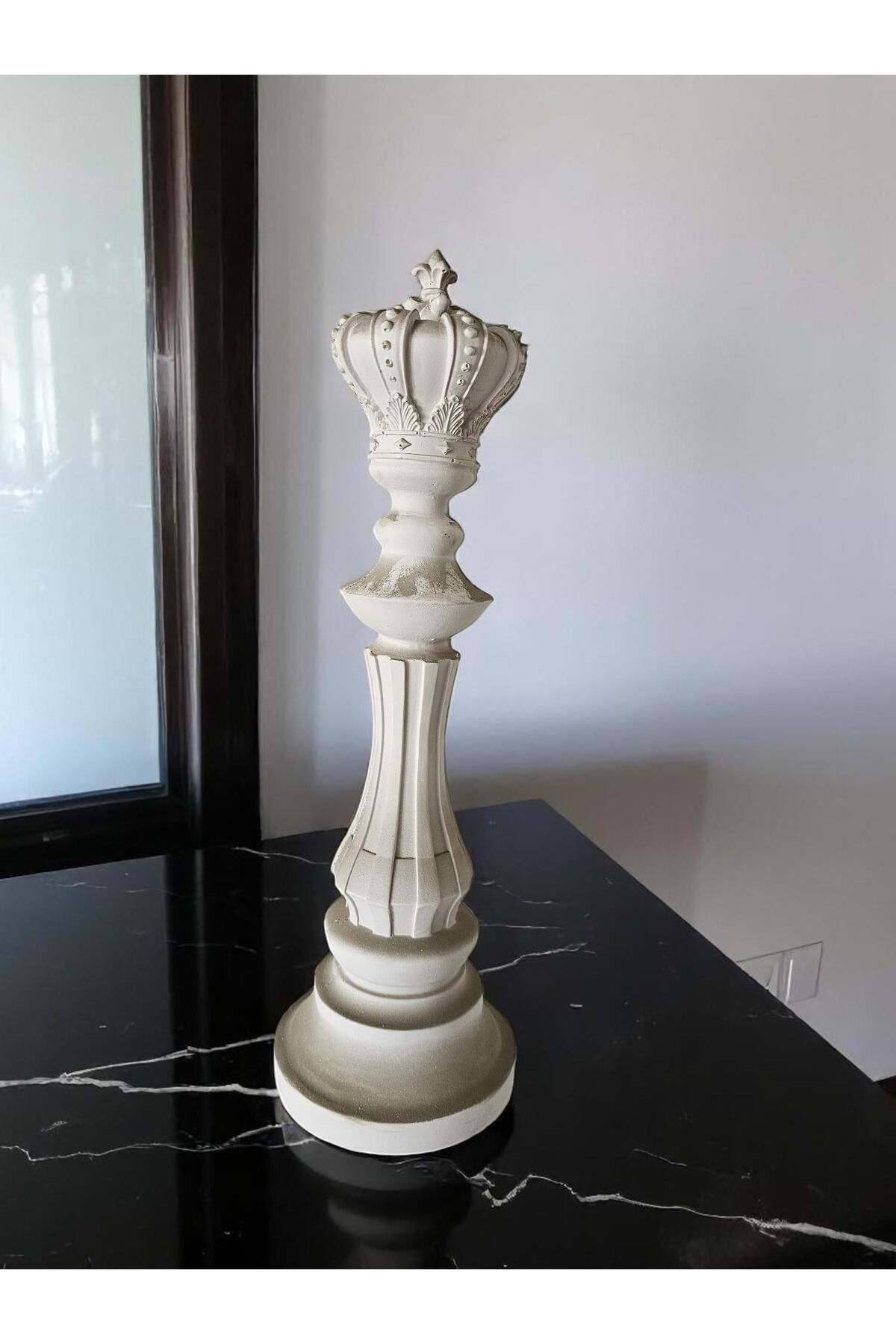 Hanlar Home Satranç Şah Figürü - Dekoratif Obje (35x13x12)