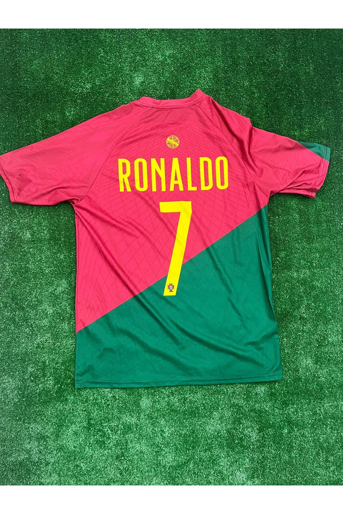 JANJON STAR Portekiz Cristiano Ronaldo İç Saha 2022 Dünya Kupası Sezonu Kısa Kol Forma
