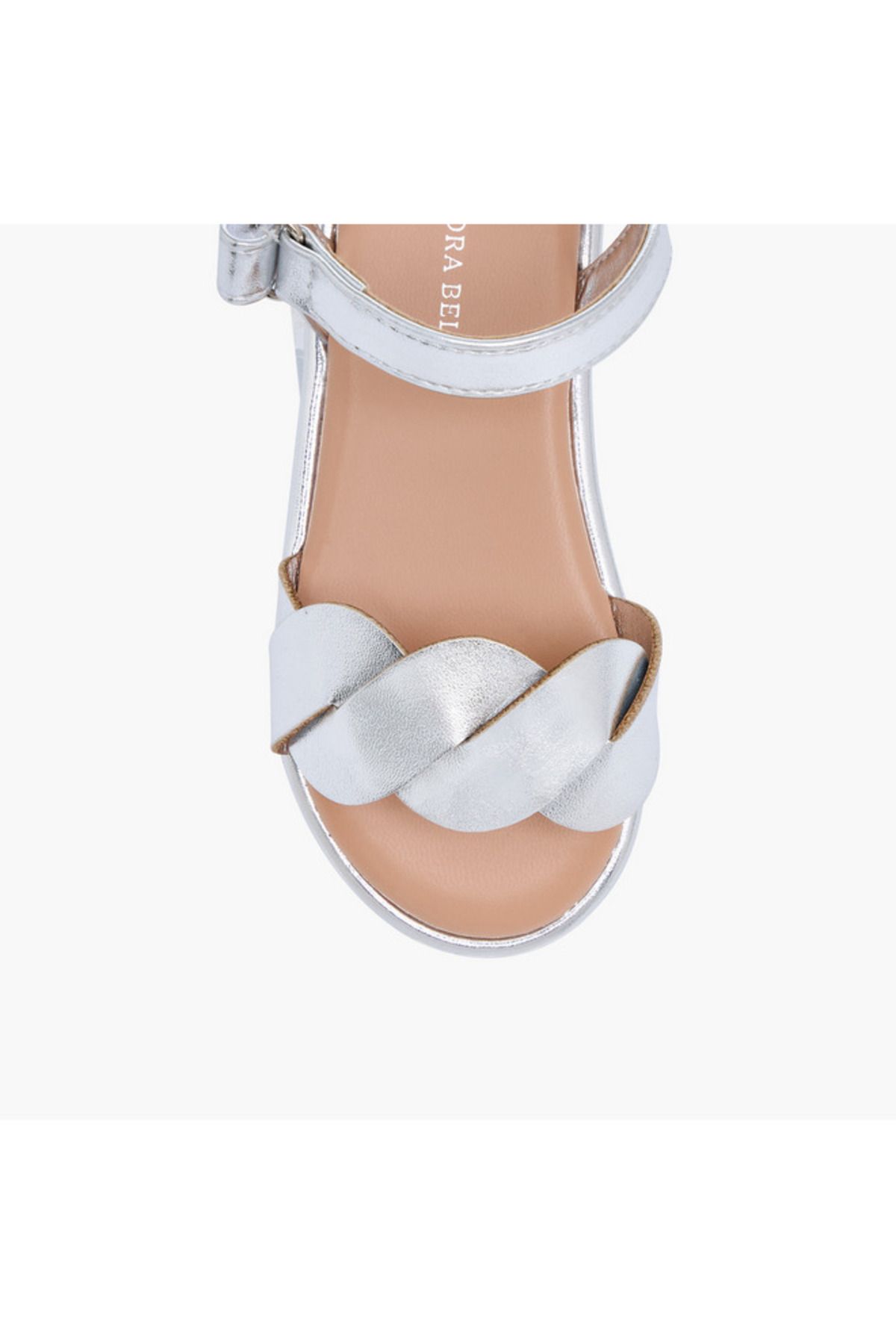 Flora Bella by Shoexpress-Flora Bella Strap Detail Sandals with Hook and Loop Closure 3