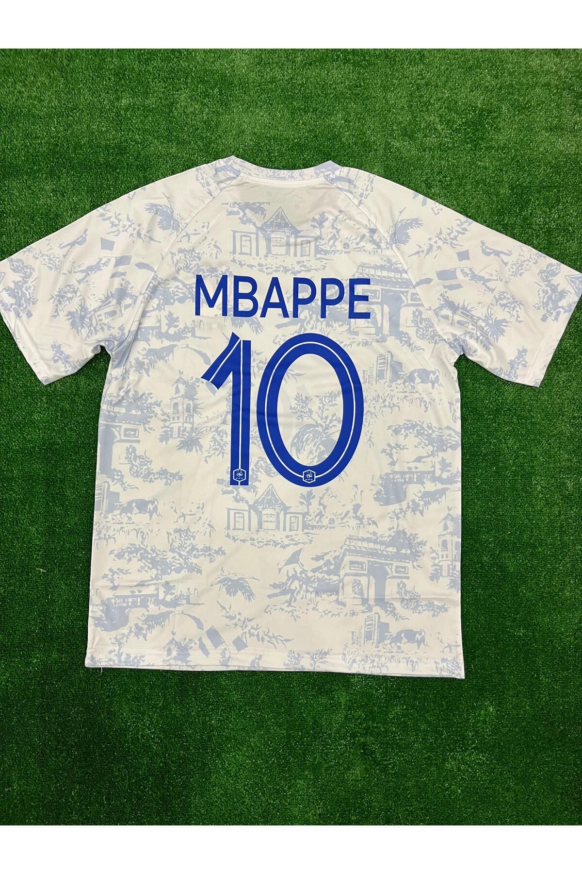 JANJON STAR Kylian Mbappe 2002 Dünya Kupası Fransa Beyaz Forma / Mbappe Fransa Beyaz Forma