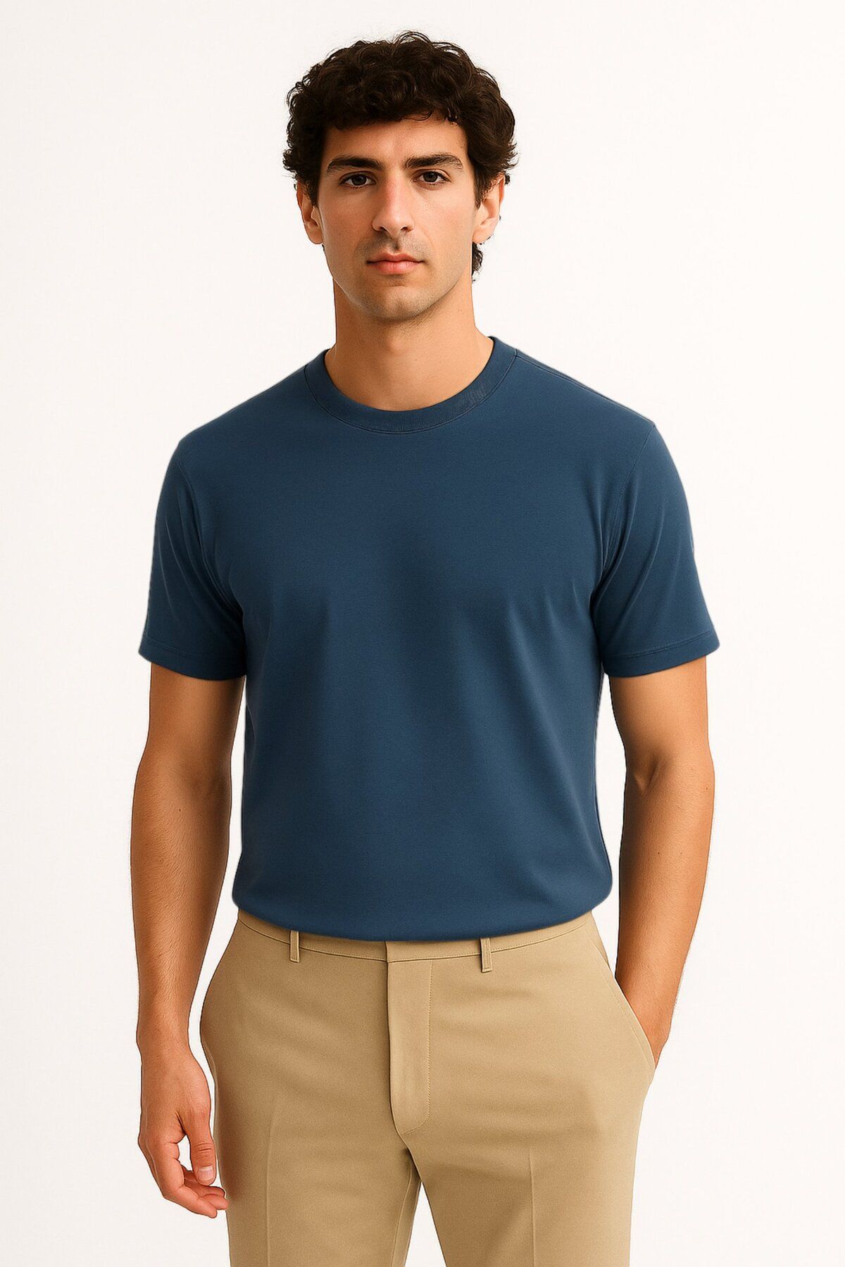 Re-clo HENRY TEE, Organik Pamuklu, Regular T-shirt