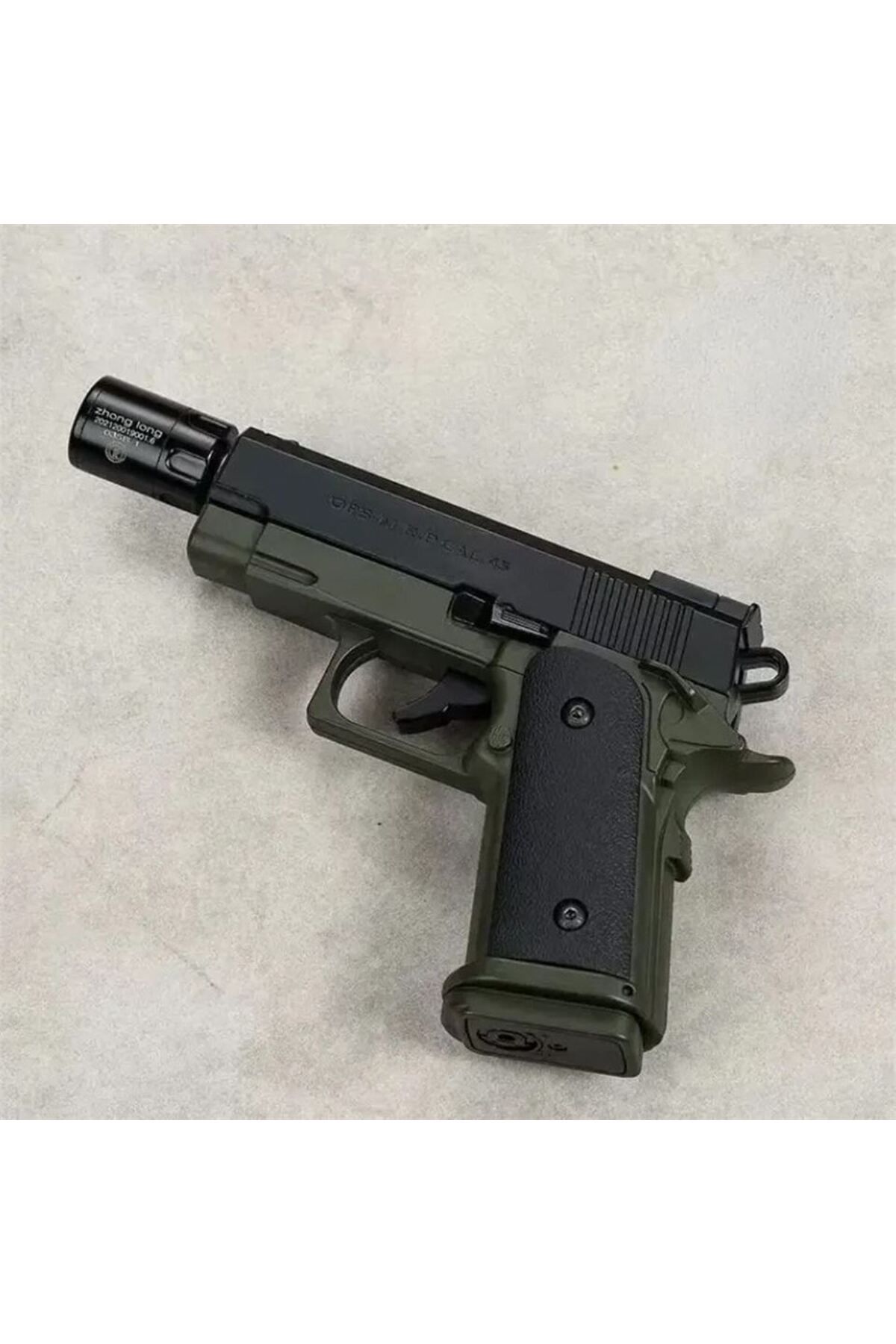 Cantayurdu Dan Wesson 10mm Minyatür Tabanca Metal Doldurulabilir Torch Çakmak Yeşil