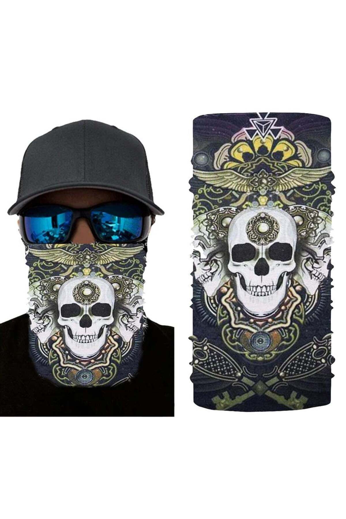 Emperium Motorcu Boyunluk Baf Buff Bandana 25x48 cm Model 3