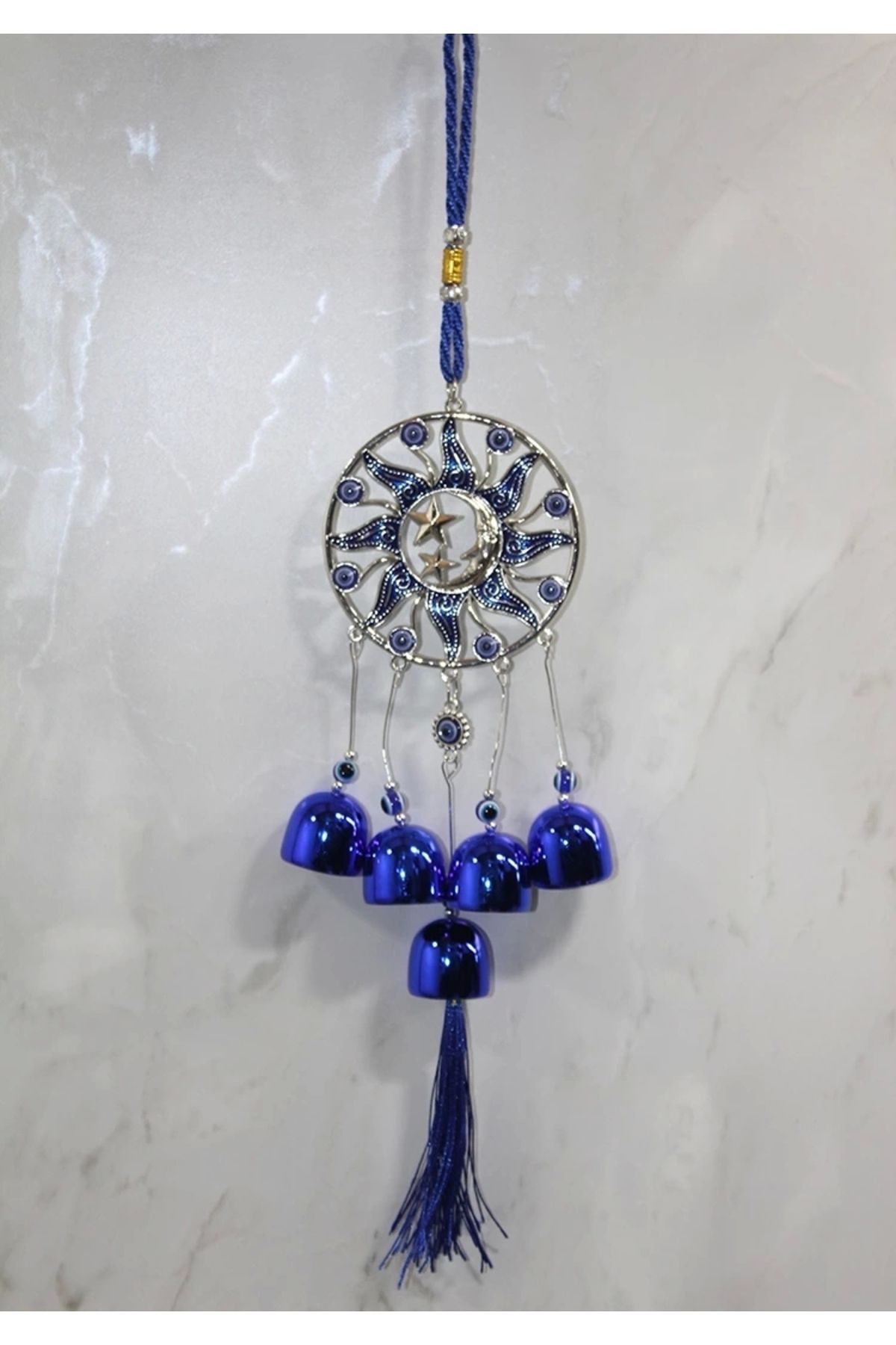 No8 Home Metal Nazar Boncuğu Çan Alk3518