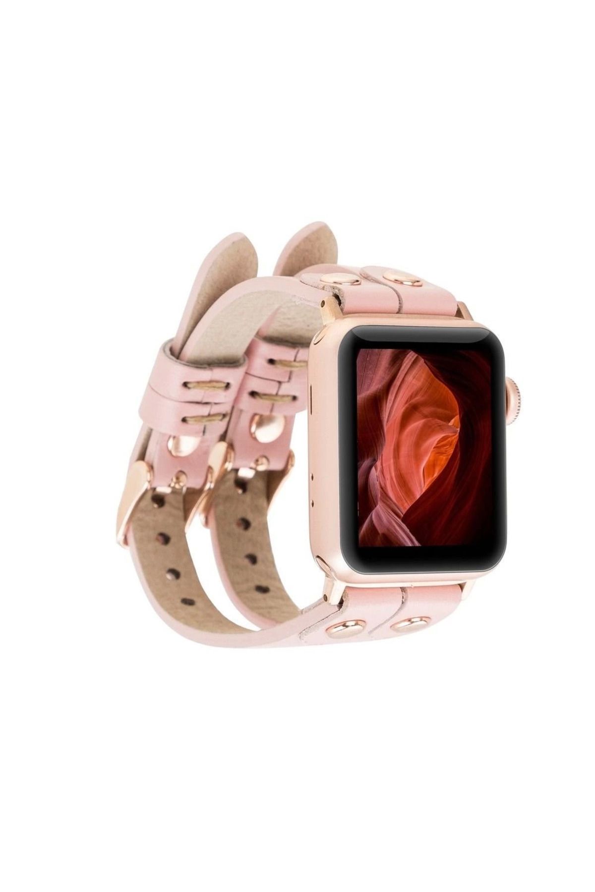 Vemora Apple Watch Uyumlu Deri Kordon Ely Double Tour NU2