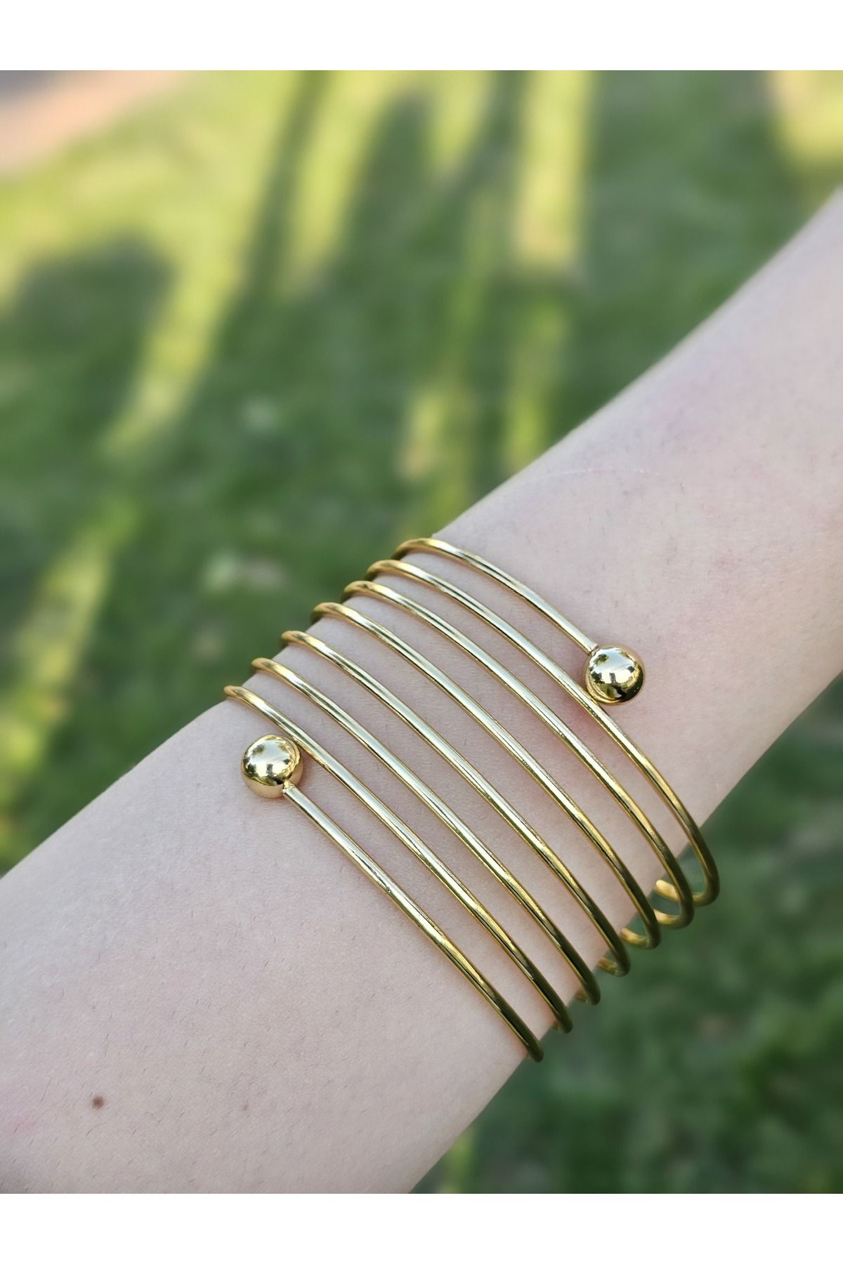 Roya Happiness GOLD GÜMÜŞ KADIN KELEPÇE TOPLU AYARLANABİLİR KOL AKSESUARI SEVGİLİYE HEDİYE KUTULU YOLLANIR