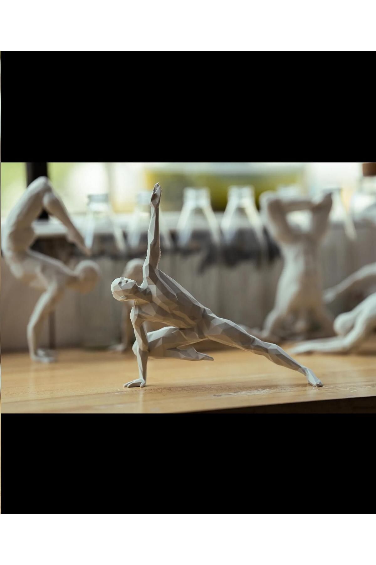 KARAHASANOĞLU MAKİNE Yoga Meditasyon İskandinav Biblo Dekorasyon
