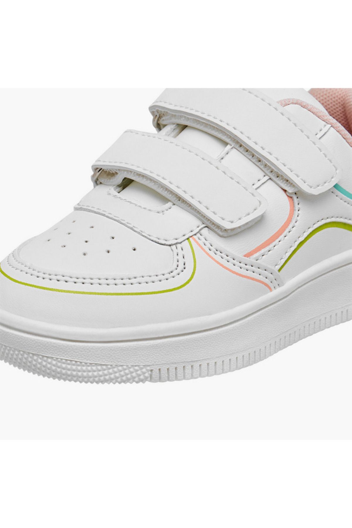 Flora Bella by Shoexpress-Flora Bella Panelled Sneakers with Hook and Loop Closure 4