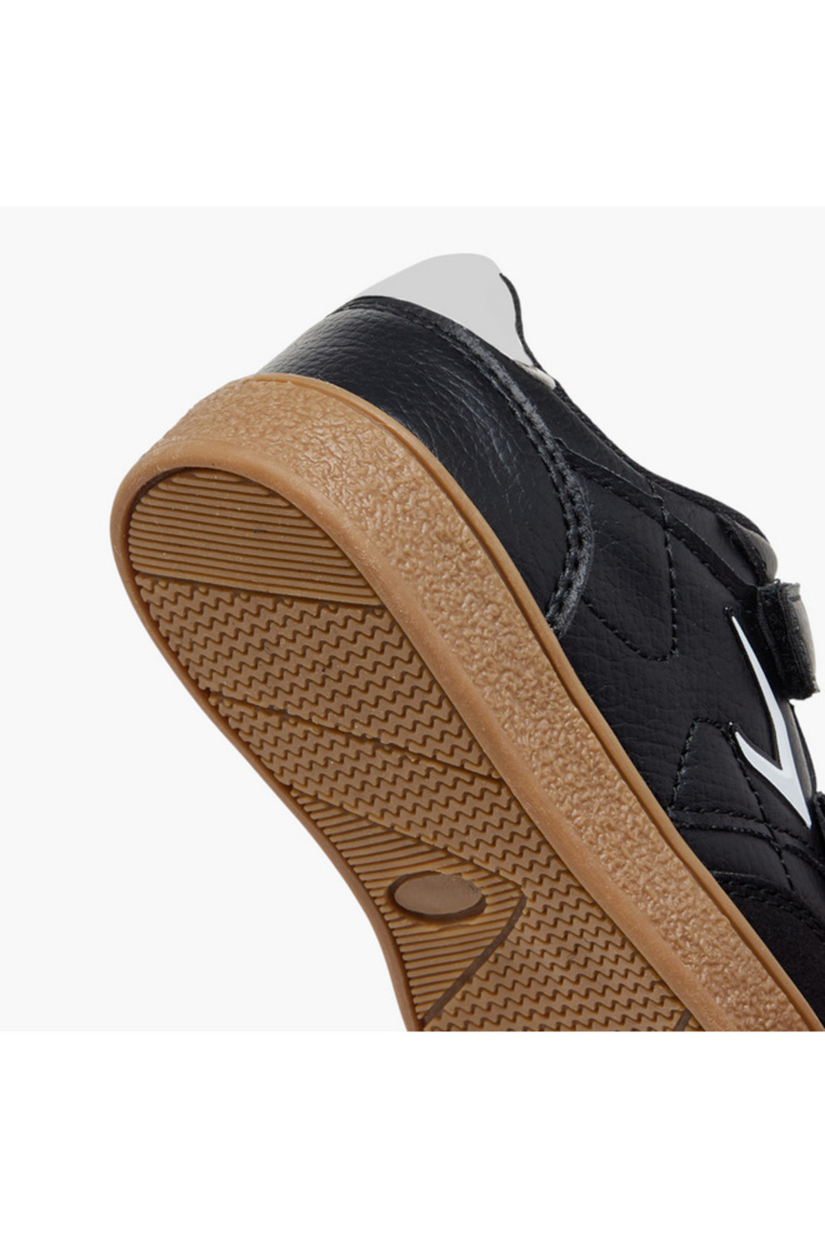 Dash-Panelled Sneakers with Hook and Loop Closure 5