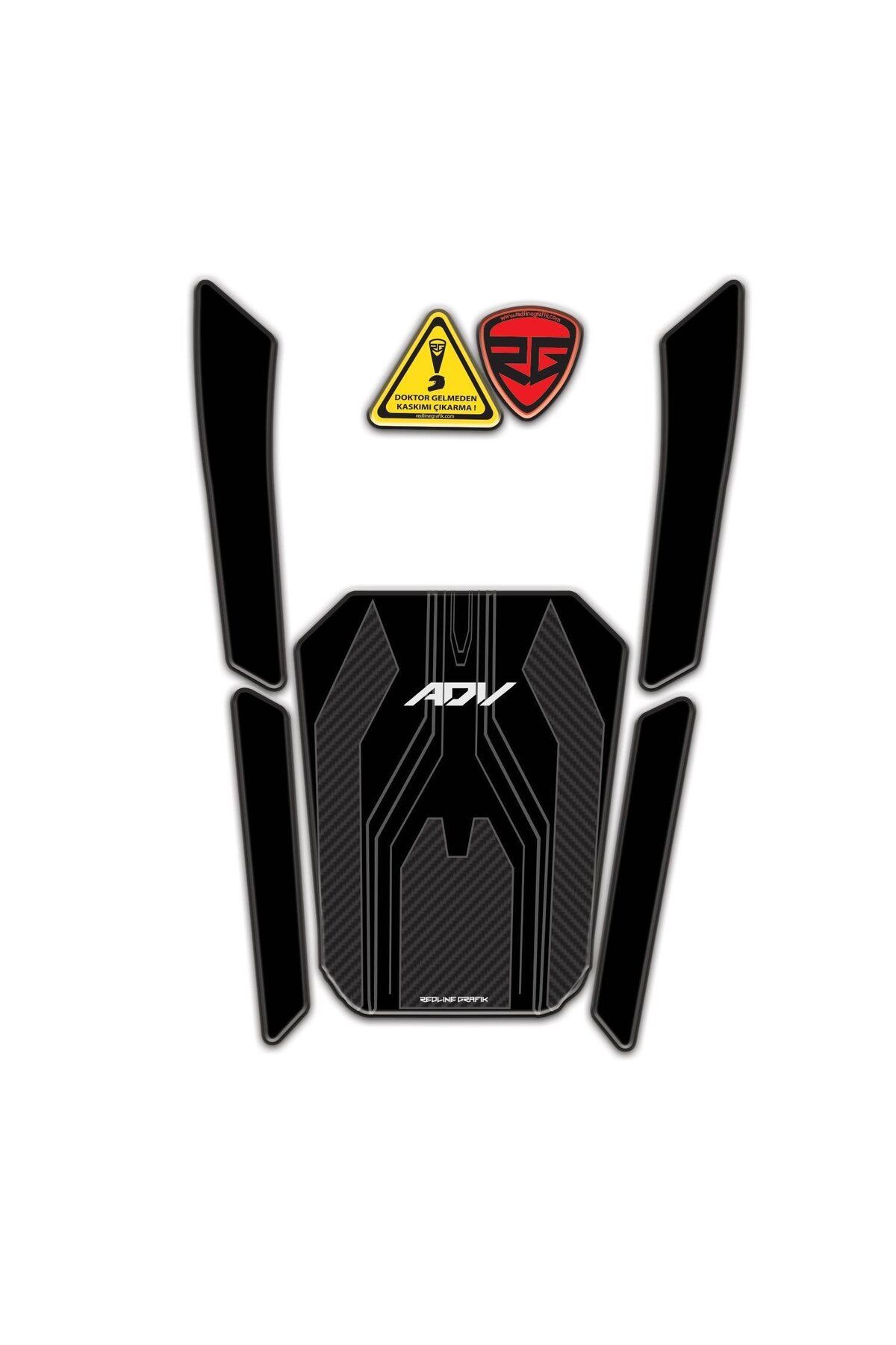 Redline Grafik Honda Adv 350 2023-2025 Uyumlu Tank Pad Redlinegrafik