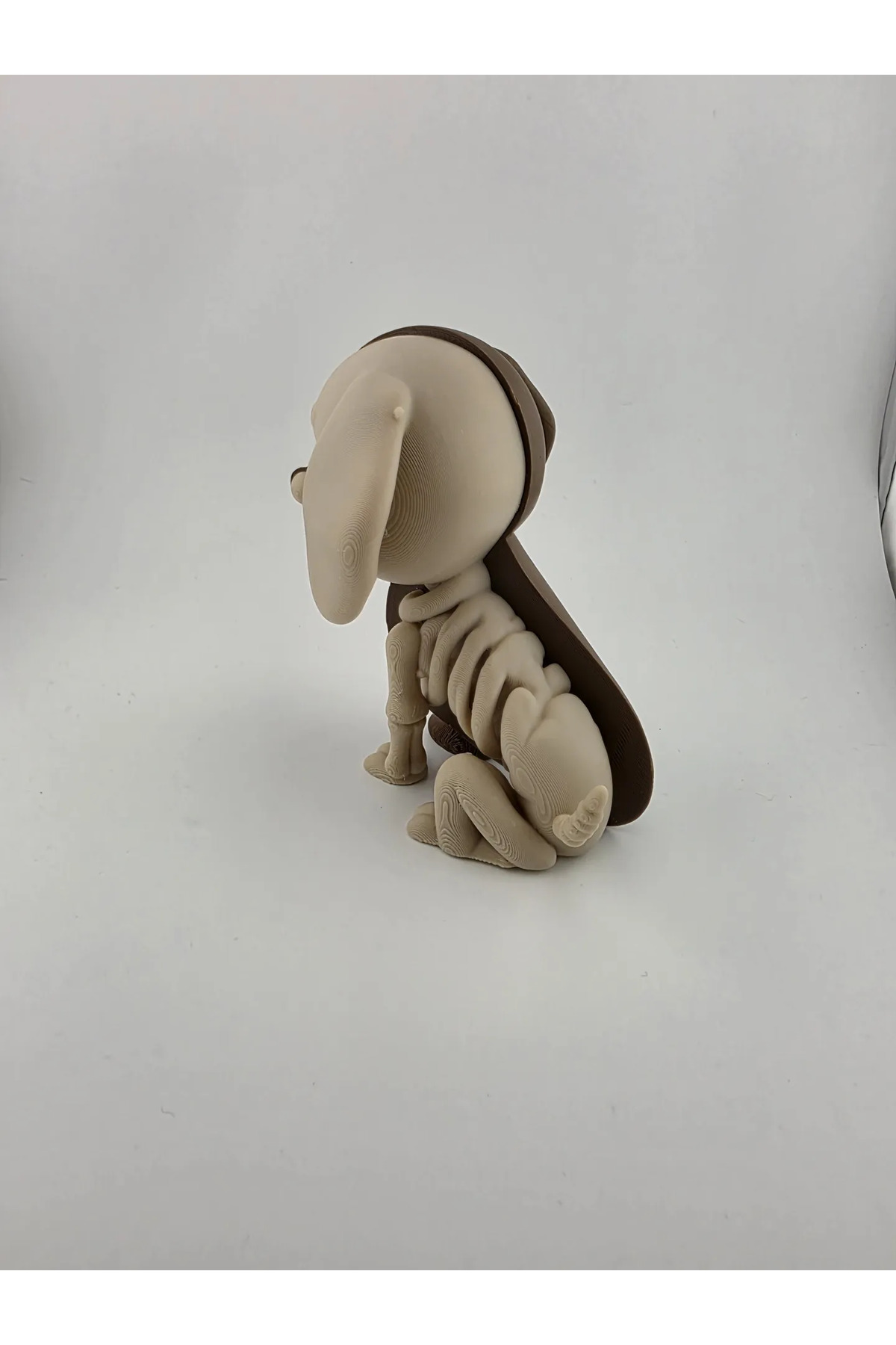 Yarı Köpek Yarı İskelet Figür 12 cm – 3D Baskı Dekoratif Figür (İsim Yazılabilir)