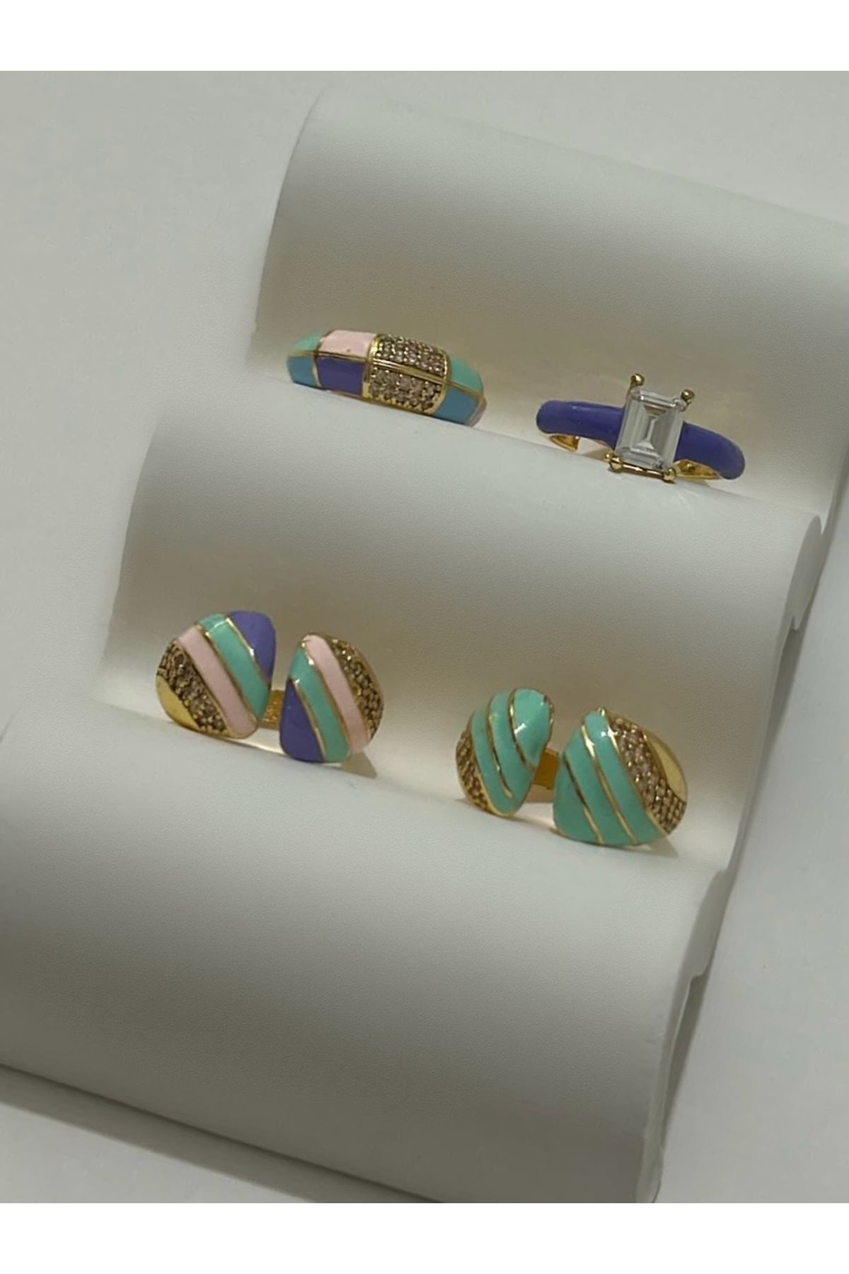 ayoljewelry Yüzük Set 4lü Ayarlanabilir