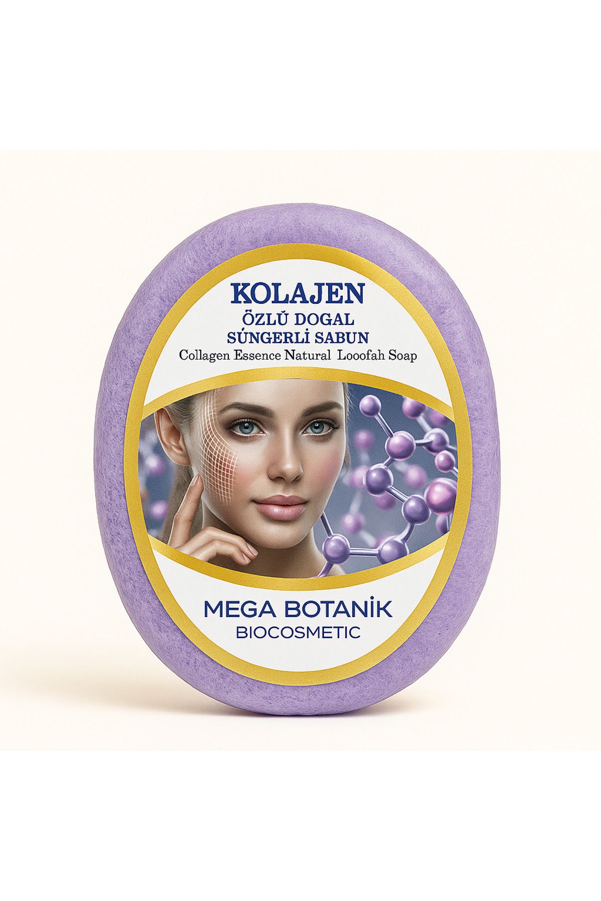 Fahra Natural Kolajen Özlü Doğal Süngerli Sabun 135g