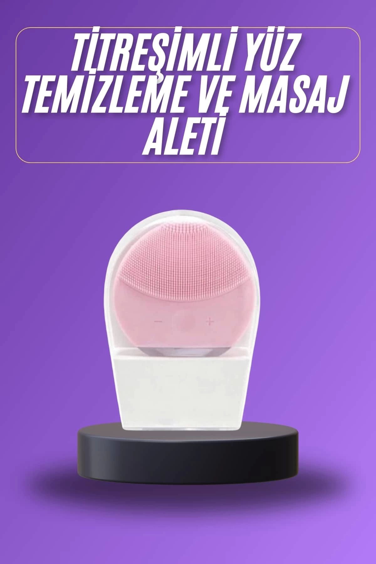 Modafiks Titreşimli Yüz Masaj Aleti Titreşimli Makyaj Temizleme Cihazı