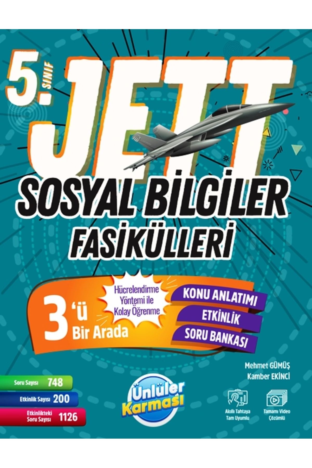 Ünlüler Karması Yayınları 5. Sınıf Jett Sosyal Bilgiler Fasikülleri