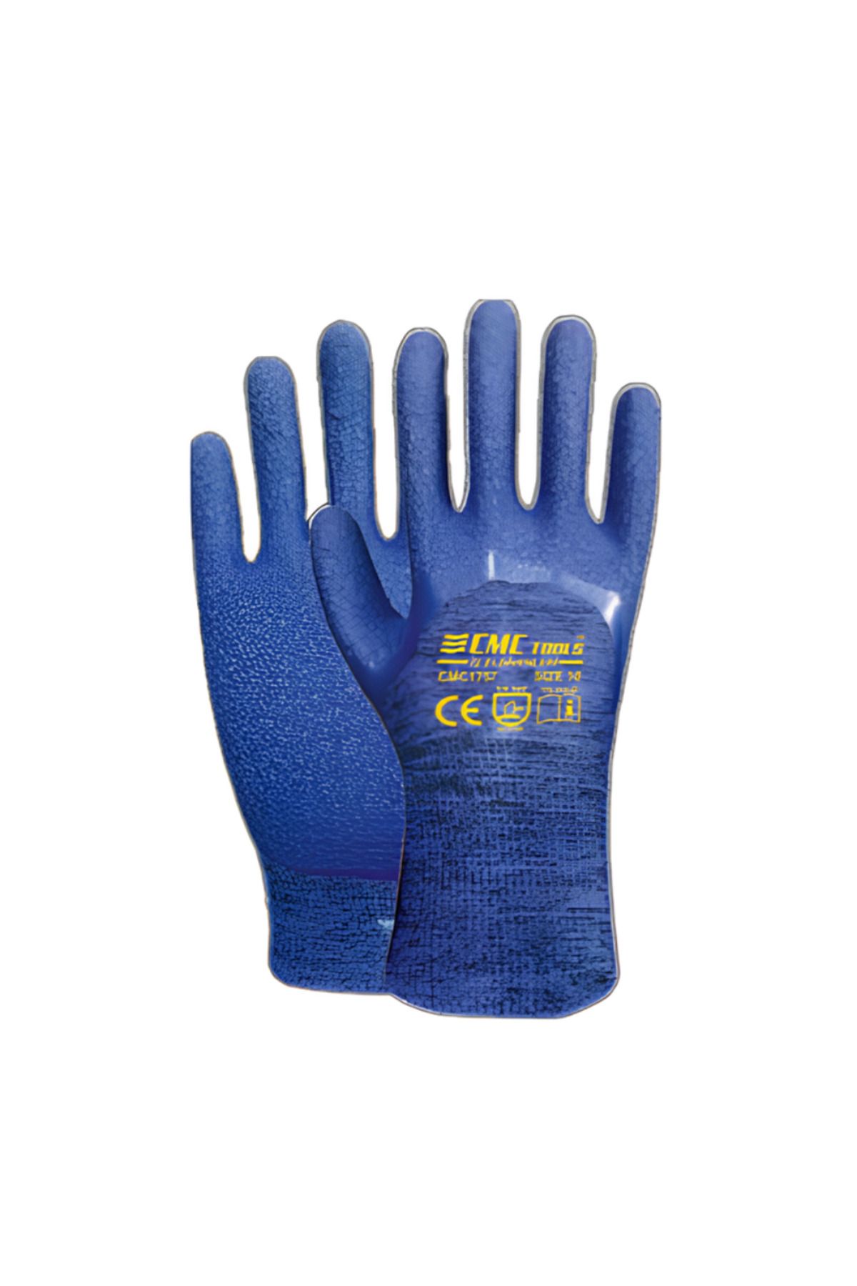 CMC 3/4 Eldiven Mavi - Mavi Spor Latex 1757 (12 ADET)
