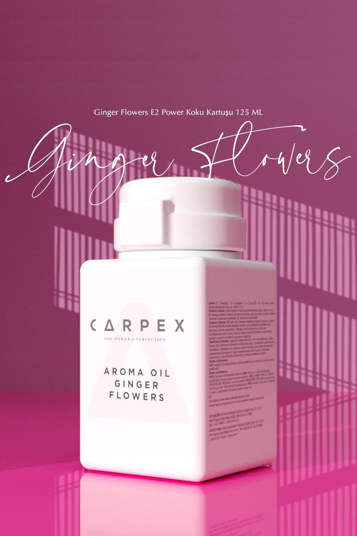 Carpex Ginger Flowers E2 Power ECO X Koku Kartuşu 125 ml