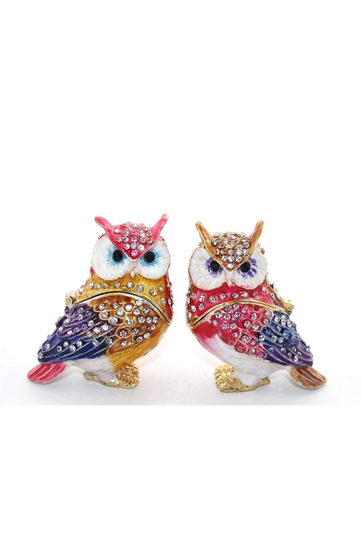 shop Swaroski Taşlı 2'baykuş Seti Alk1930