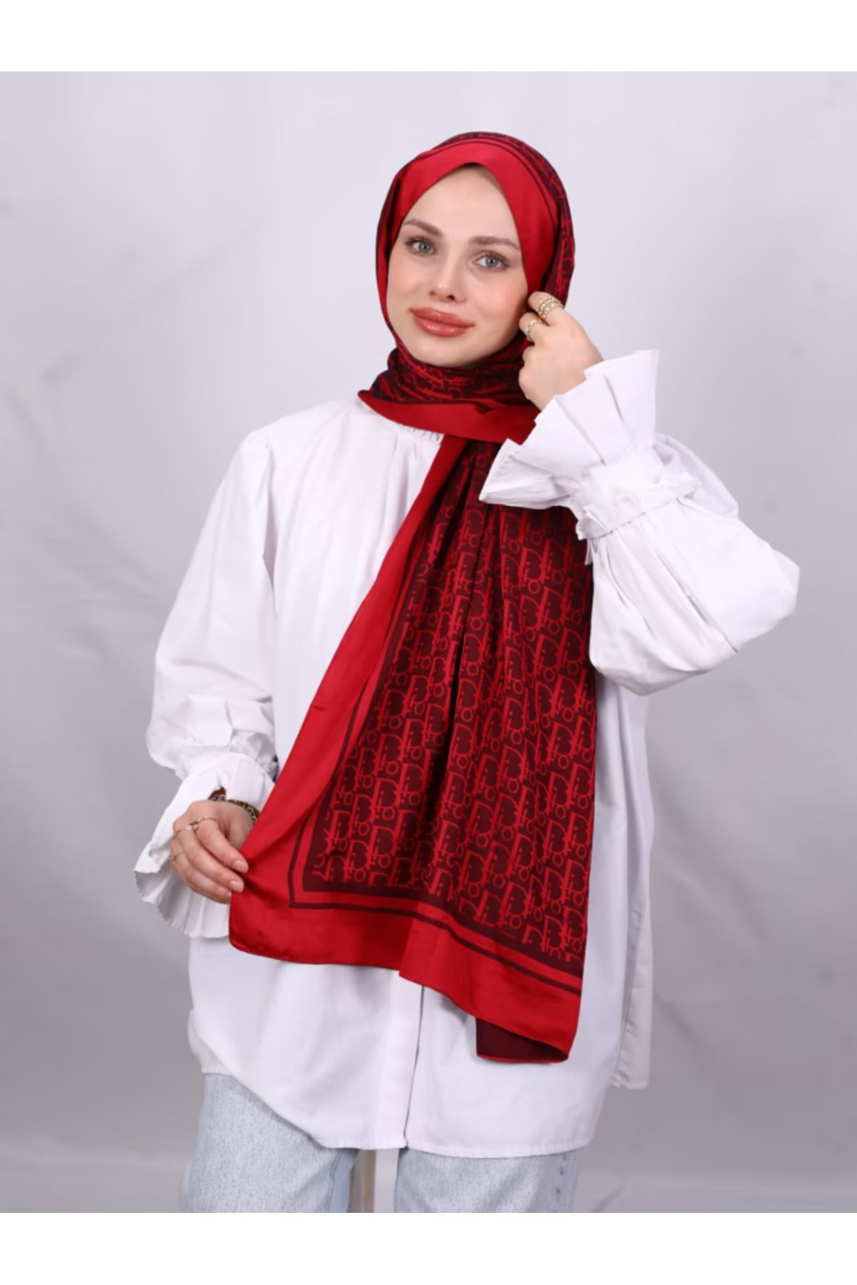 LUSSAMODA D DESENLİ İTHAL ÇİFT TARAFLI ŞAL