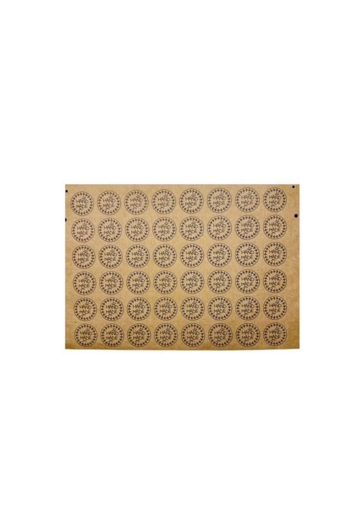 PAKETPARTİ Kağıt Yapışkanlı Etiket(Hand Made)240 adet