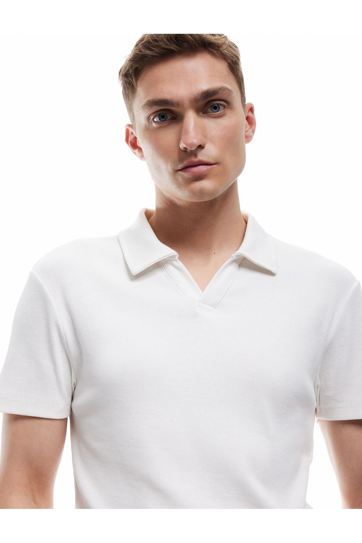Koton Pamuklu Kısa Kollu Slim Fit Basic Polo Tişört