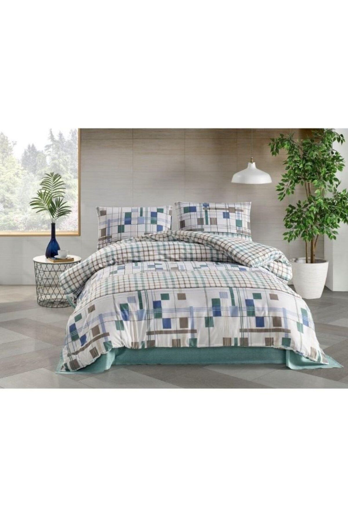 Irina Home İrina Home Vera Mint Çift Kişilik Nevresim Takımı