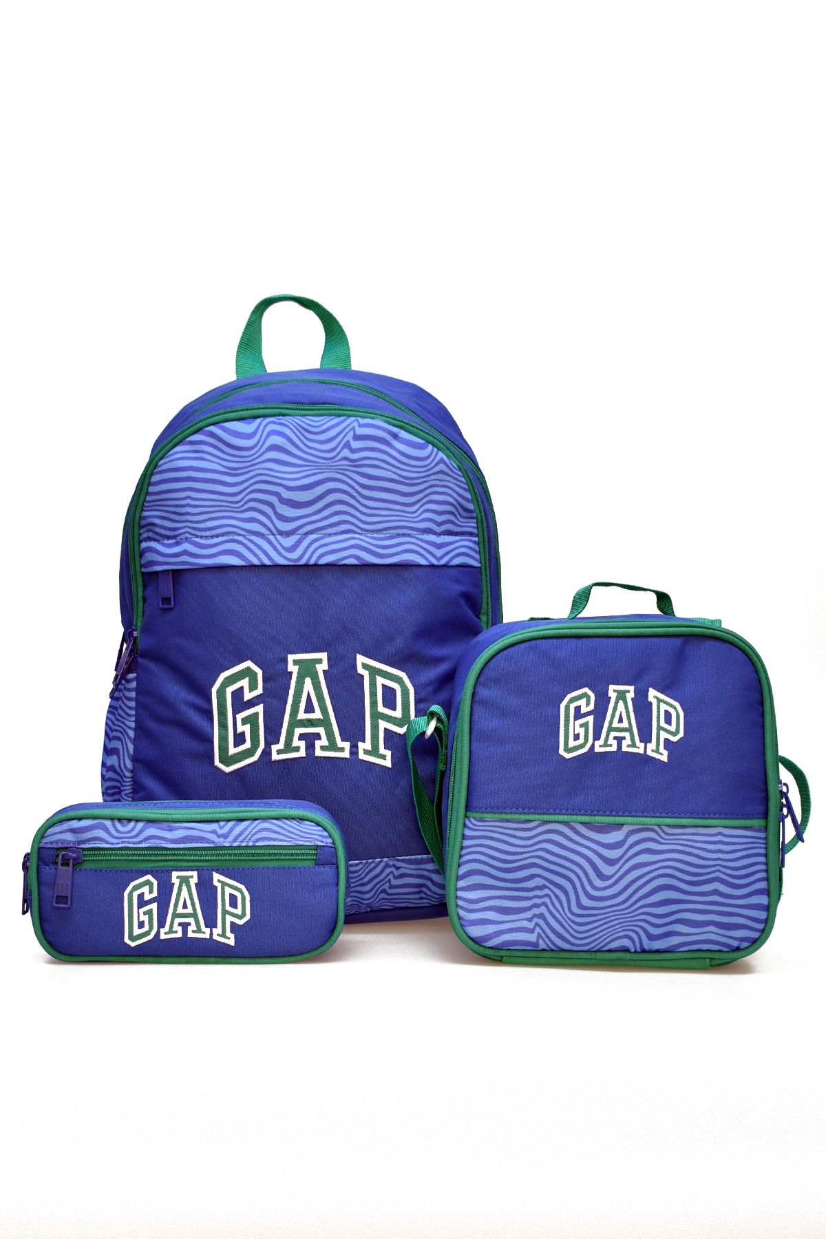 GAP Erkek Çocuk 3'lü Okul Seti İlkokul Çantası & Beslenme & Kalemlik 12812