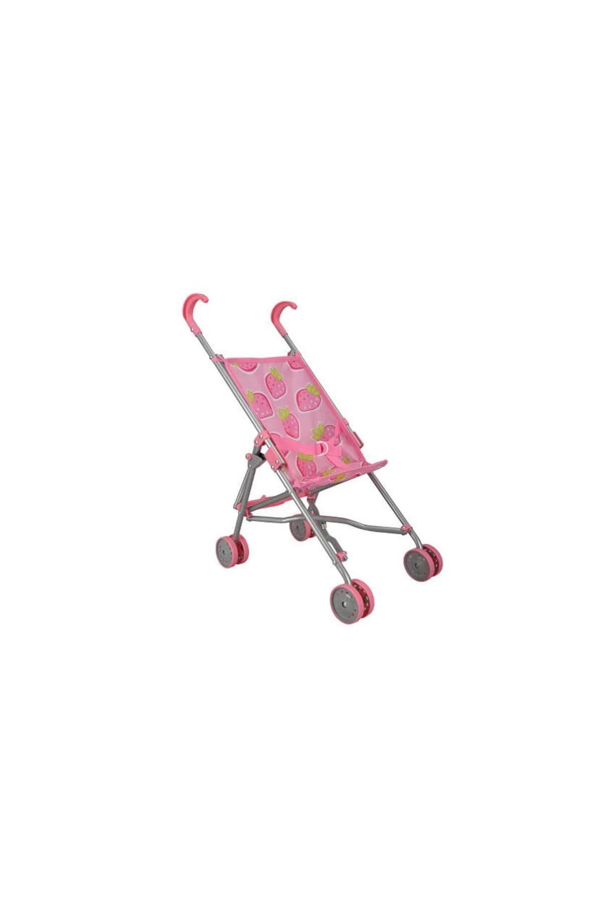 Modafiks 13001 Katlanır Metal Baston Oyuncak Puset Çilek Desenli
