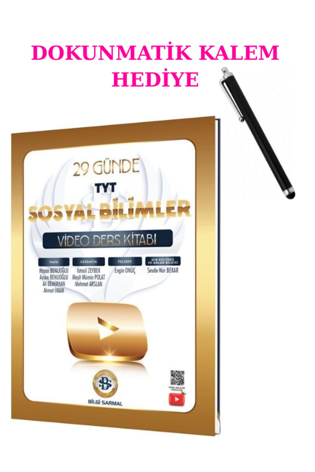 Marsis Yayınları Bilgi Sarmal TYT Sosyal Bilimler 29 Günde Video Ders Kitabı + DOKUNMATİK KALEM