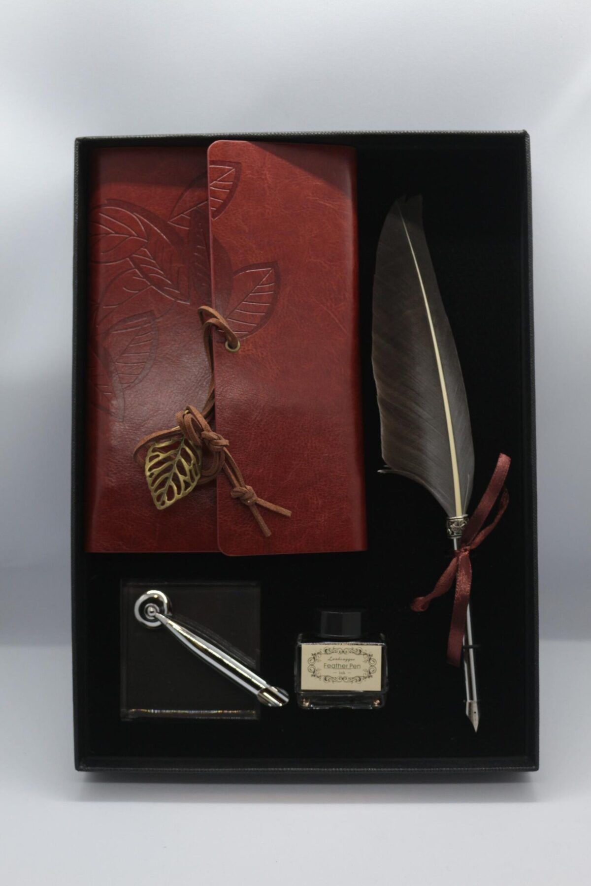 shop HEDİYELİK DİVİD HOKKA KALEM DEFTER SET GRİ