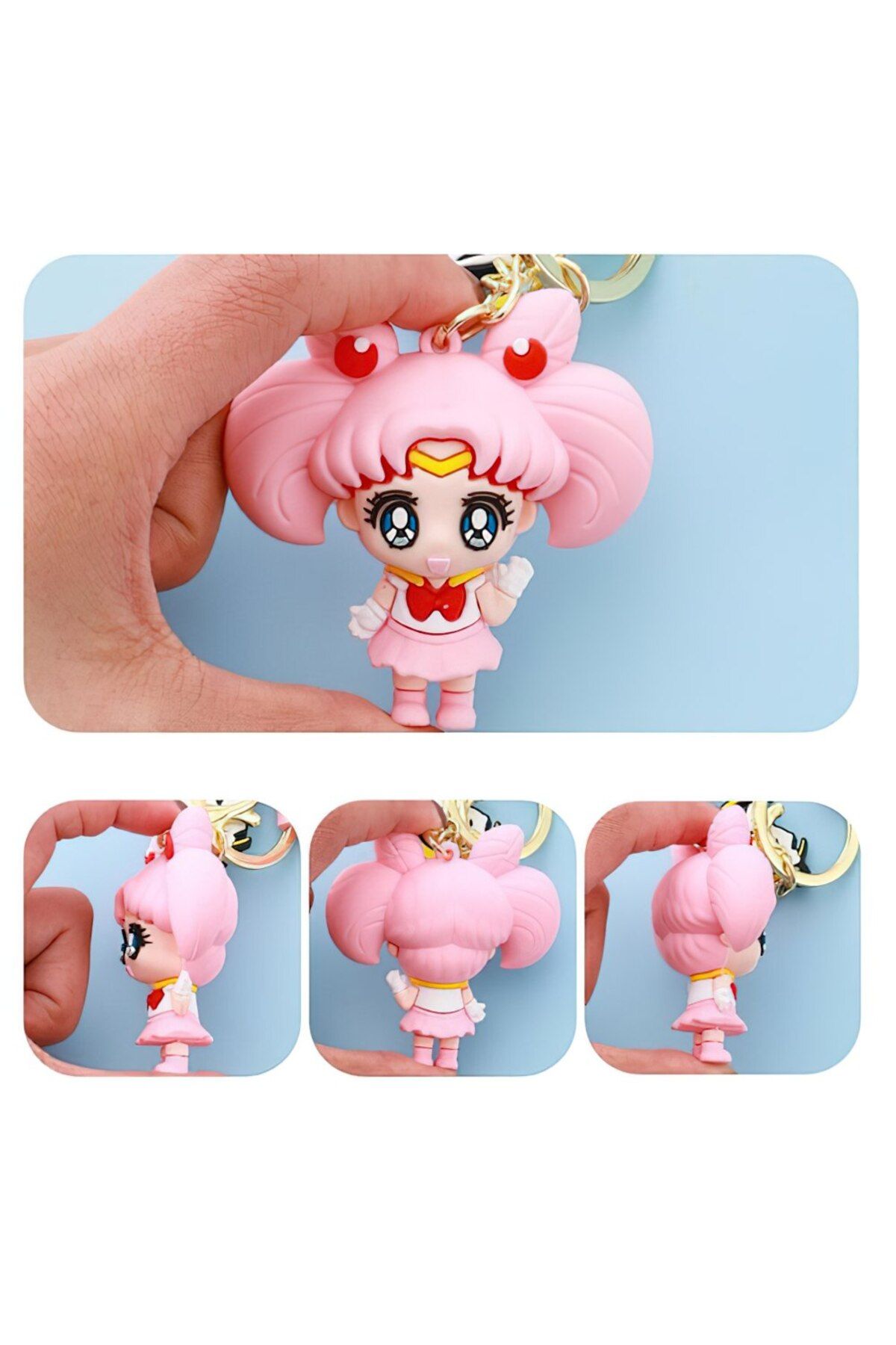 FG KONNİCHİWA Sailor Moon Ay Savaşçısı Anime Karakter Anahtarlık Ve Çanta Aksesuarı