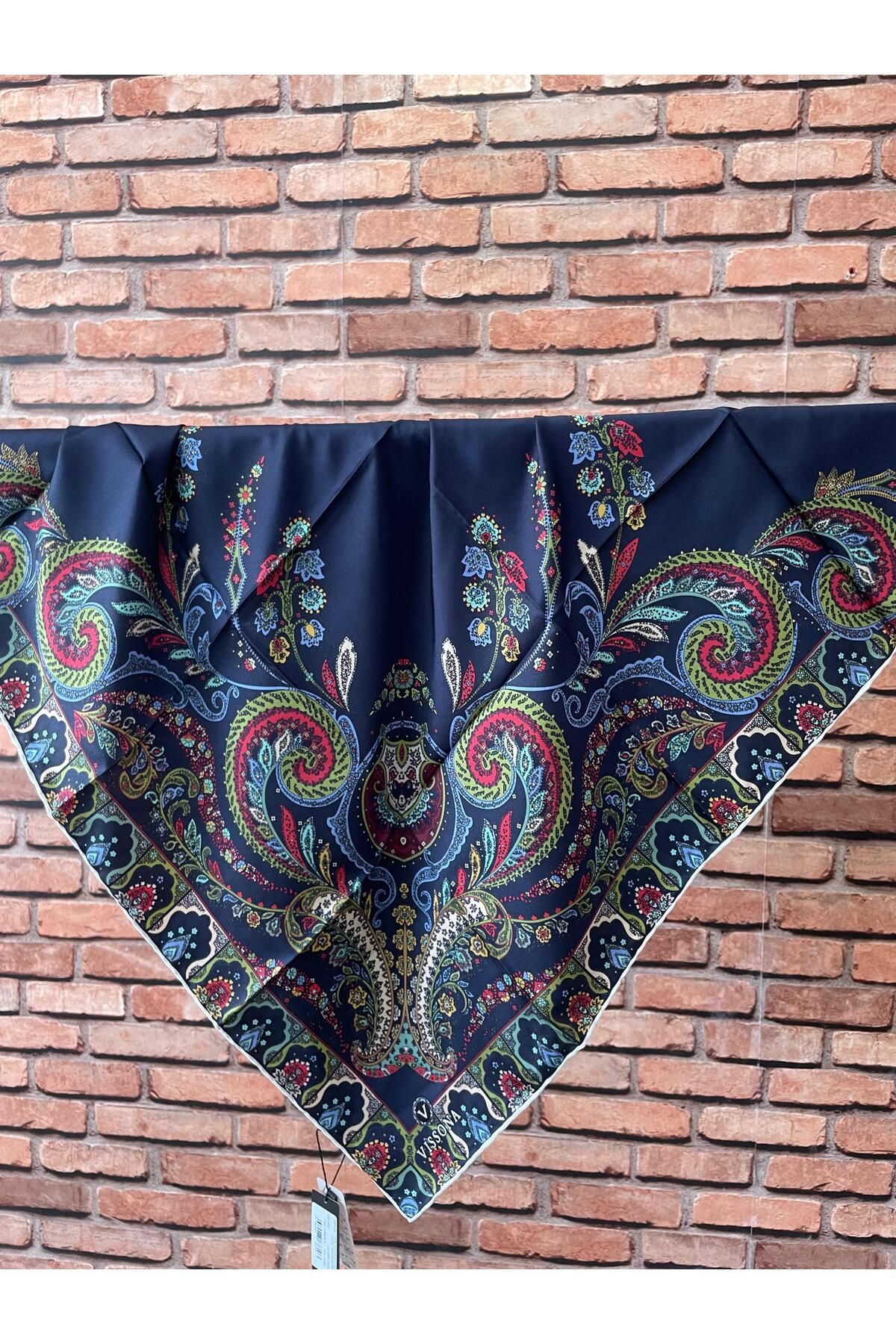 Vissona Vıssona twill ipek eşarp