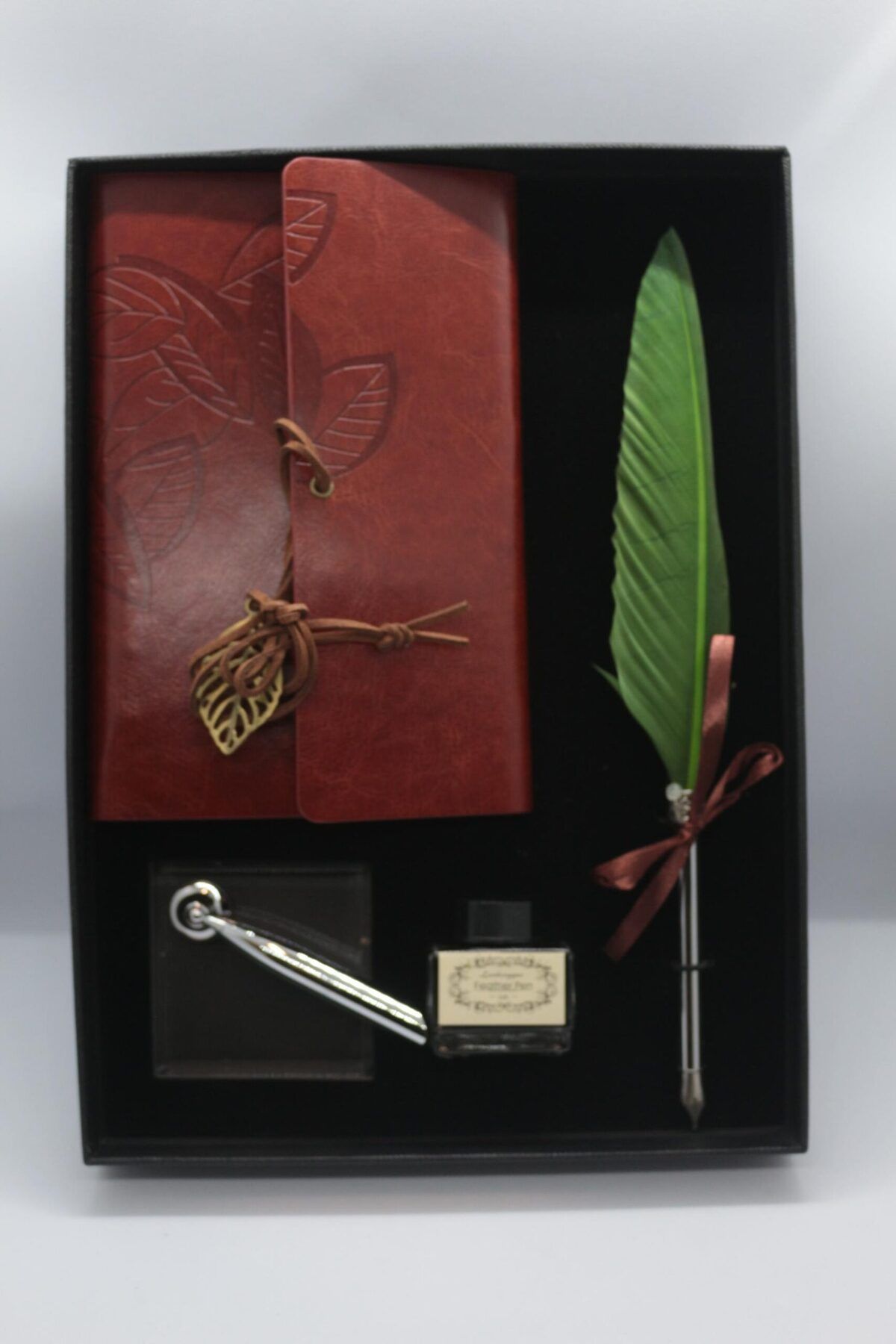 shop HEDİYELİK DİVİD HOKKA KALEM DEFTER SET YEŞİL