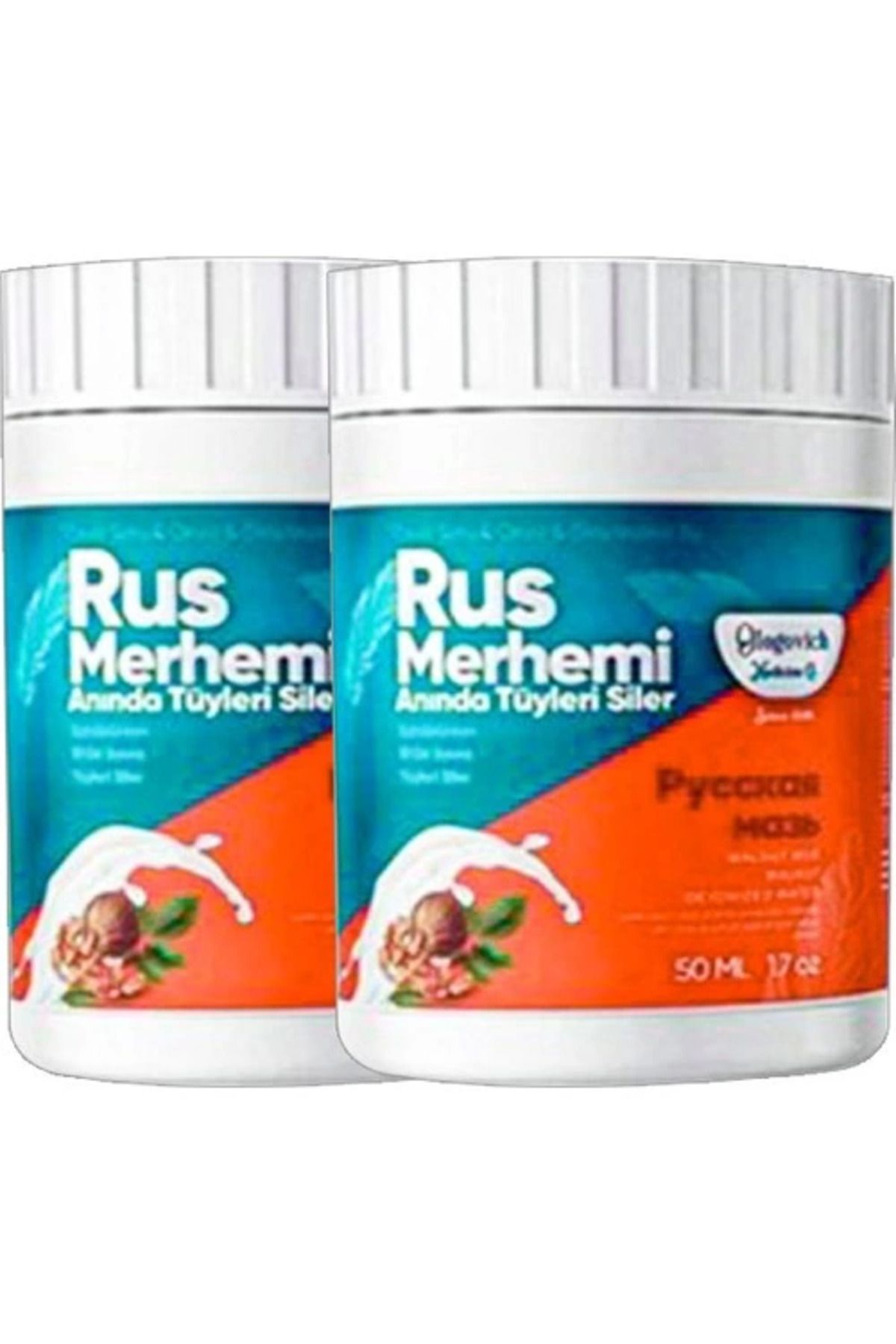 hayalimsah Glegnd Turquoise 2li Adet Glegnd Ceviz & Ceviz Sütü Russ Merhemi 50 ml Tüylere Krem - 000031KI