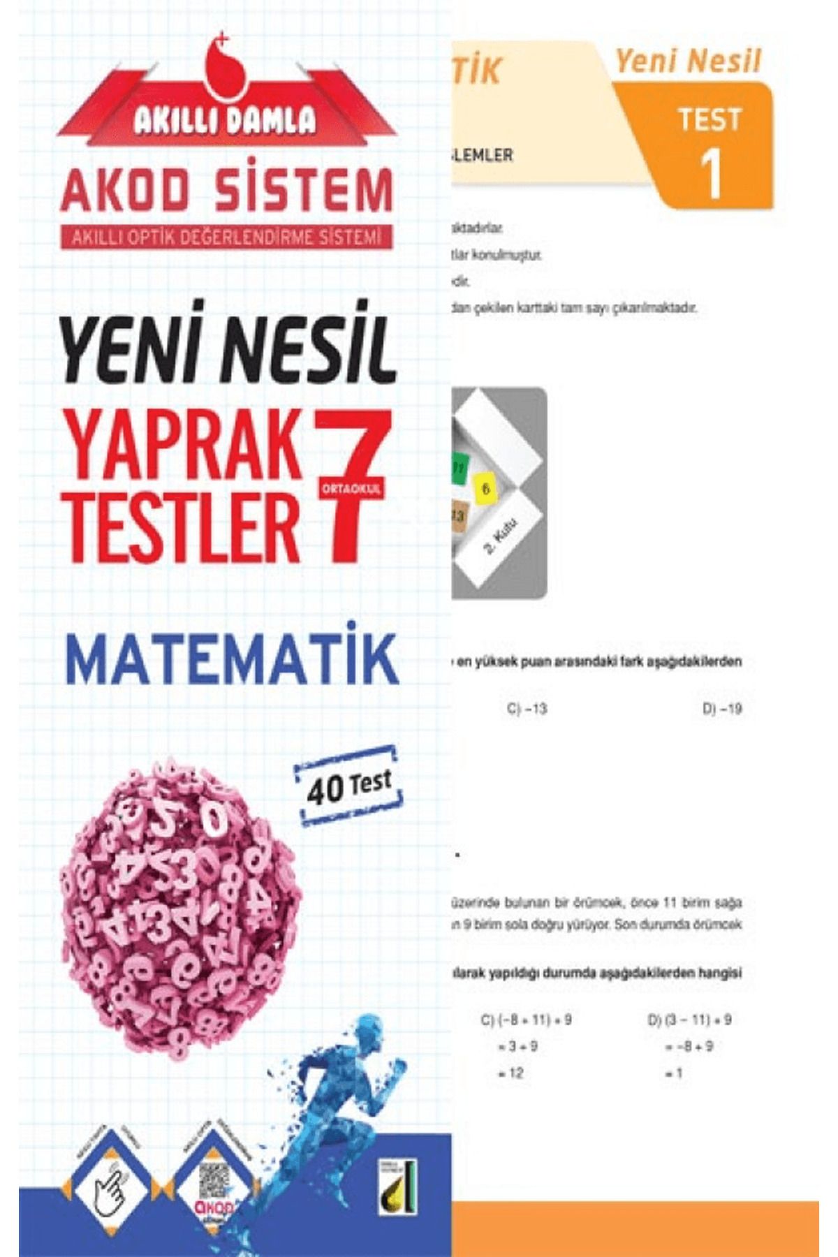 Damla Yayınevi 7. Sınıf Yeni Nesil Matematik Yaprak Testler