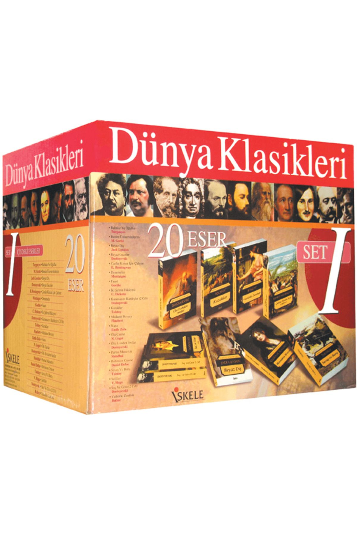İskele Yayıncılık Dünya Klasikleri 1 (20 Kitap Kutulu)