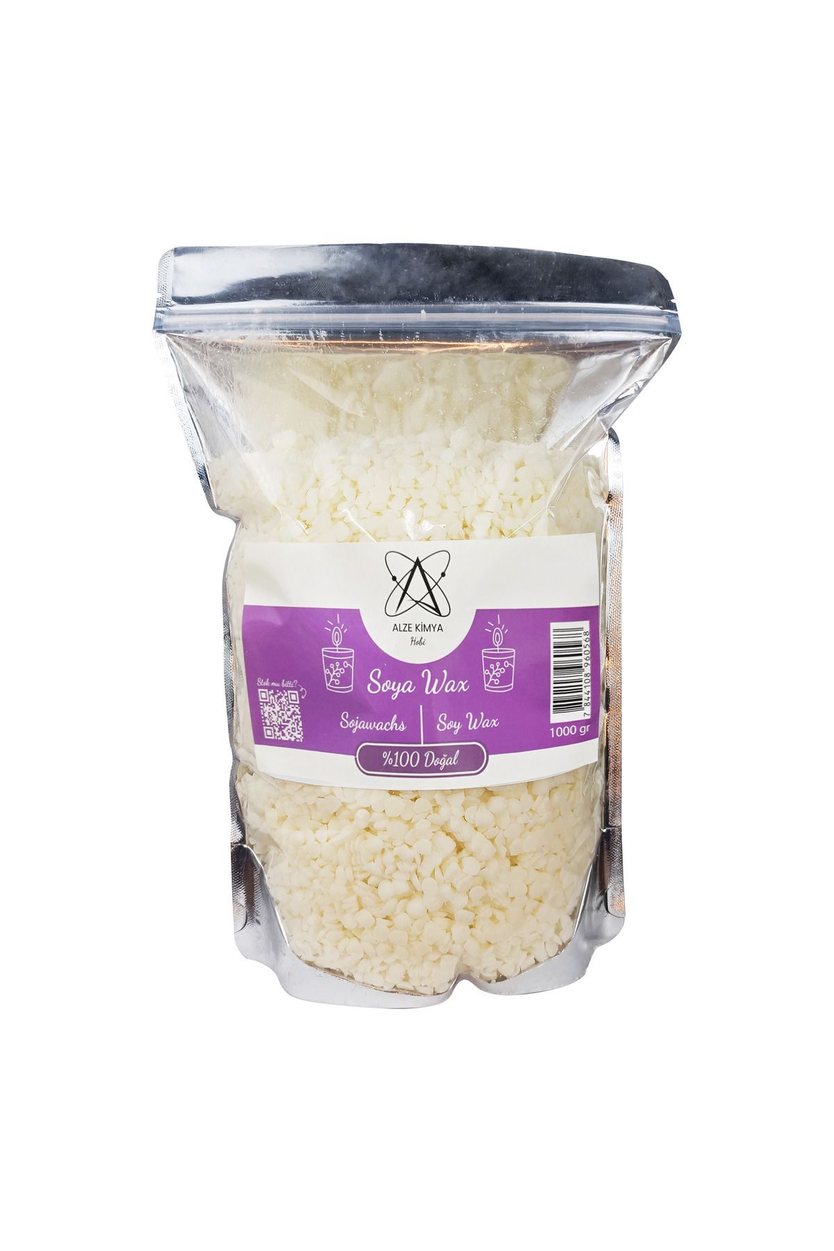 Elioure %100 Doğal Soya Wax 1 Kg - Mum Yapımı İçin Güzel ve Sağlıklı Hammade