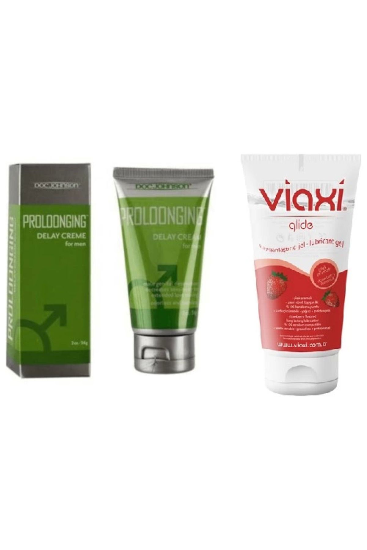 Heez Viaxi Proloongıng Krem 56 Ml+Viaxi Çilek Aromalı Kayganlaştırcı