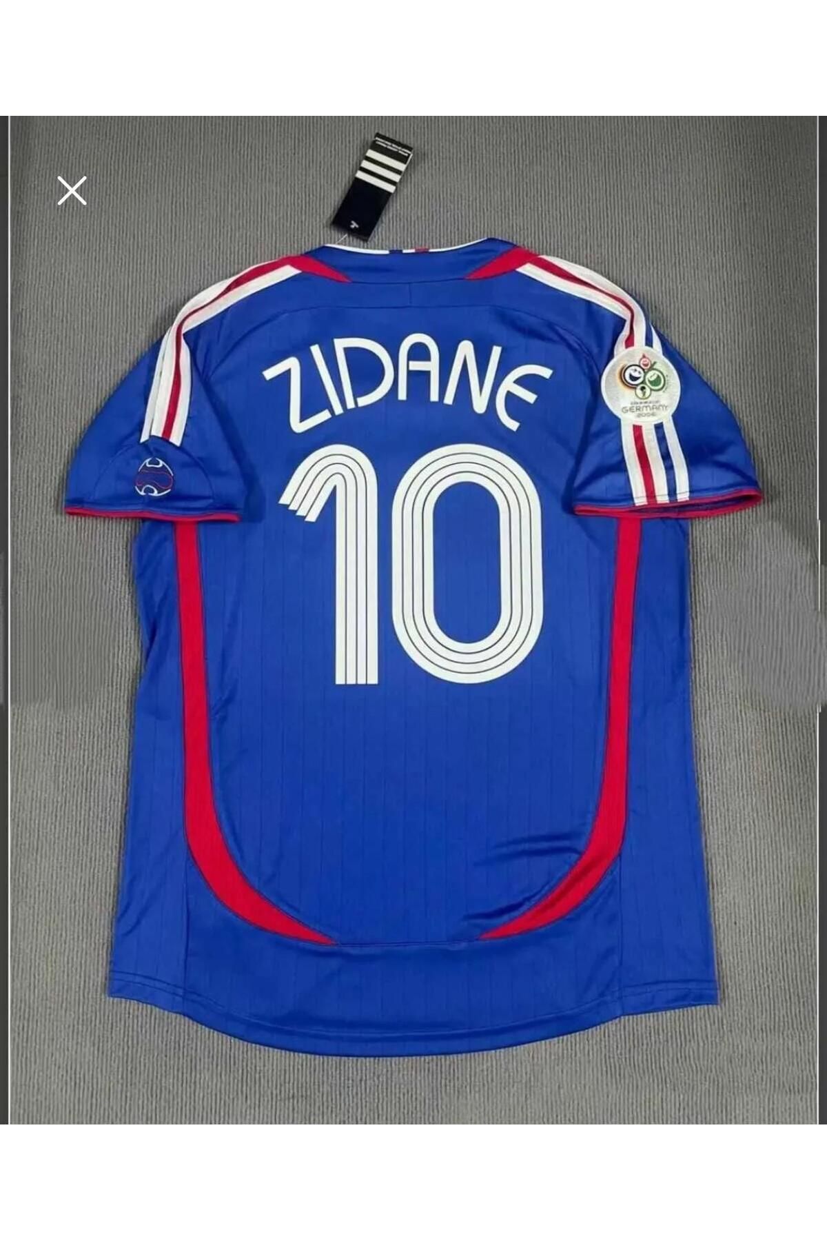 BARBITOS Fransa 2006 Dünya Kupası Zinedine Zidane Nostalji Forması (Blue)