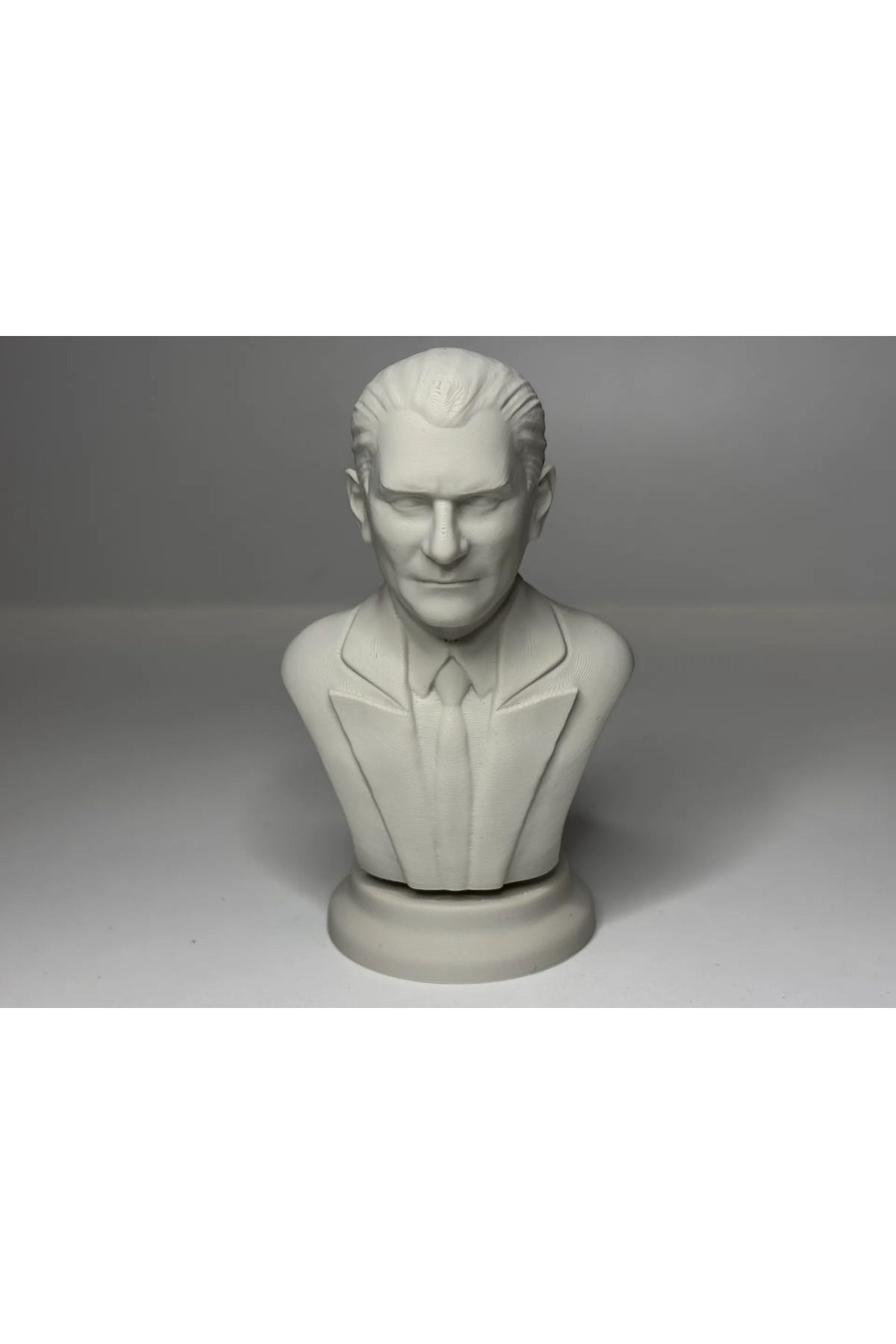 Phigo Atatürk Büstü 15 cm – 3D Baskı Heykel Biblo (İsim Yazılabilir)