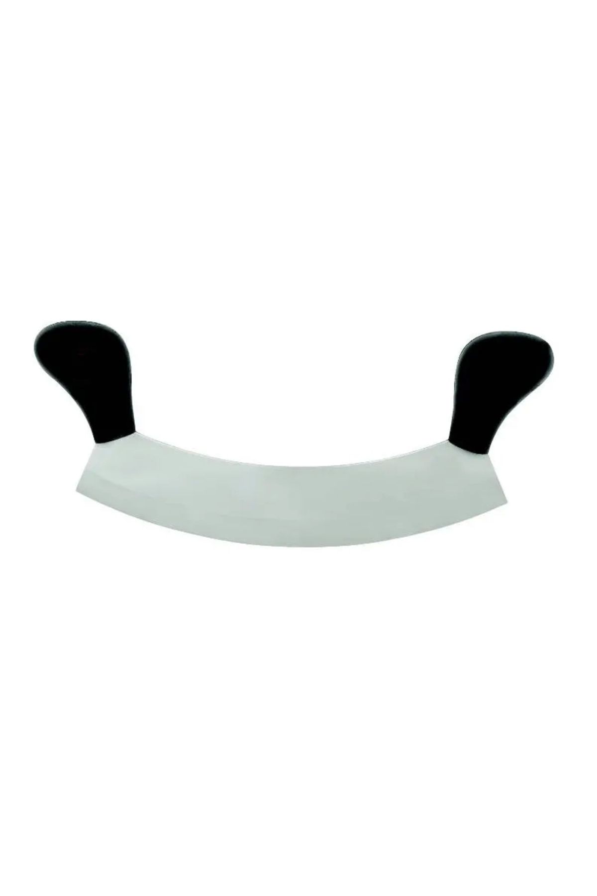 No8 Home Bursa Paslanmaz Çift Saplı Pizza Satır, Zırh Bıçağı 25 Cm