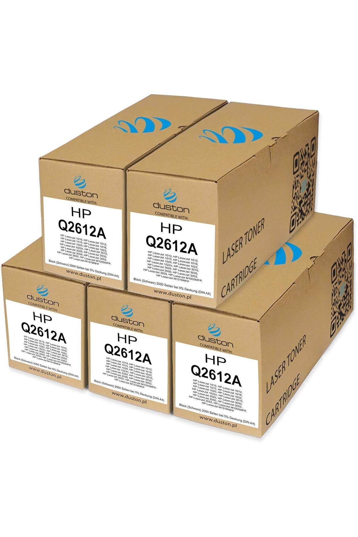 HP YA-DE BİLİŞİM 5X Q2612ALaserjet 1010 1012 1015 1018 1020 1022 1022n 3015 3020 3030 3050 3052 3055
