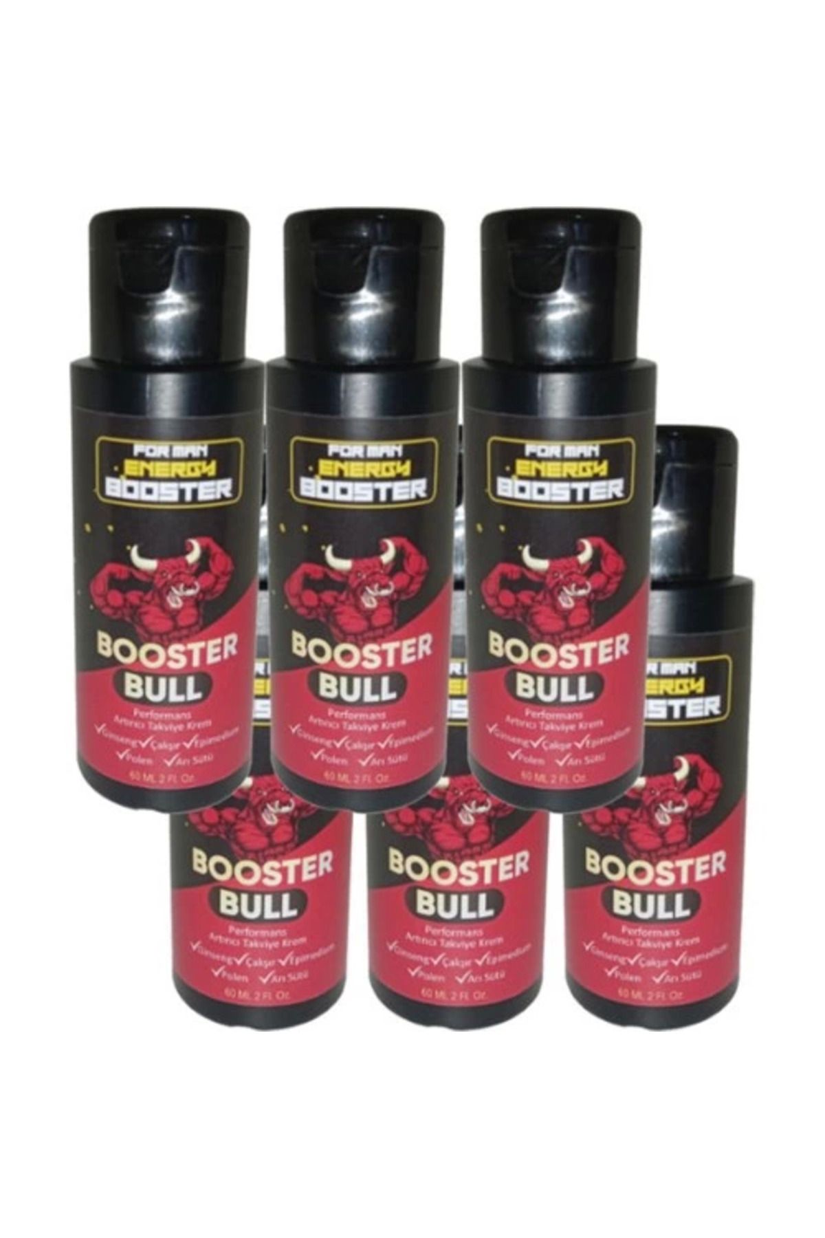 hayalimsah Booster Bull 6 Tane Birden Erkeklere Özel Krem 60 ml - 6 Adet 60 ml SNMYN124