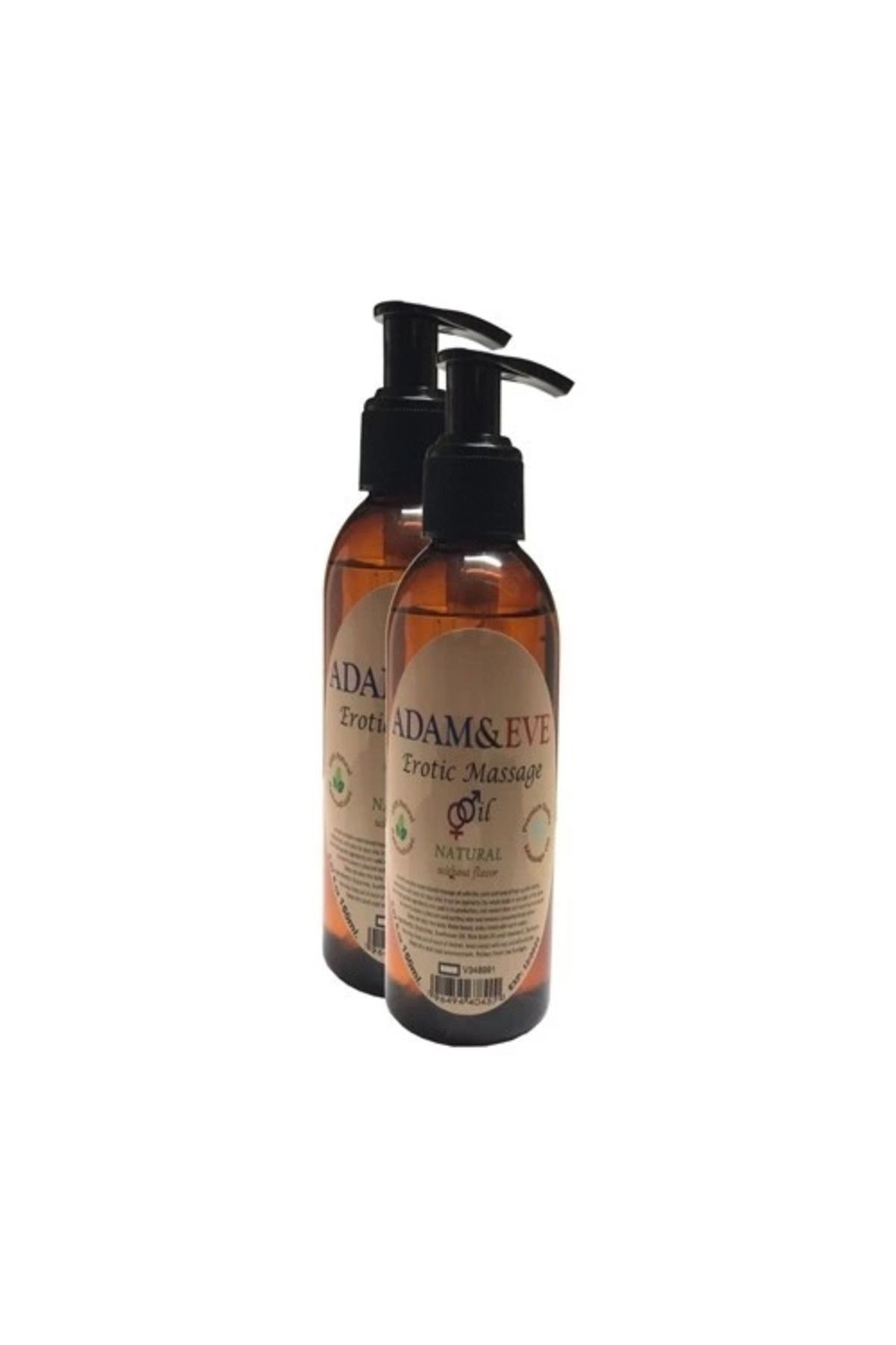 feifei Adam & EAdam&EErkeklere Özel Sade Vücut Masaj Yağı Pure Edible Massage Oil 125ml 2 Adet
